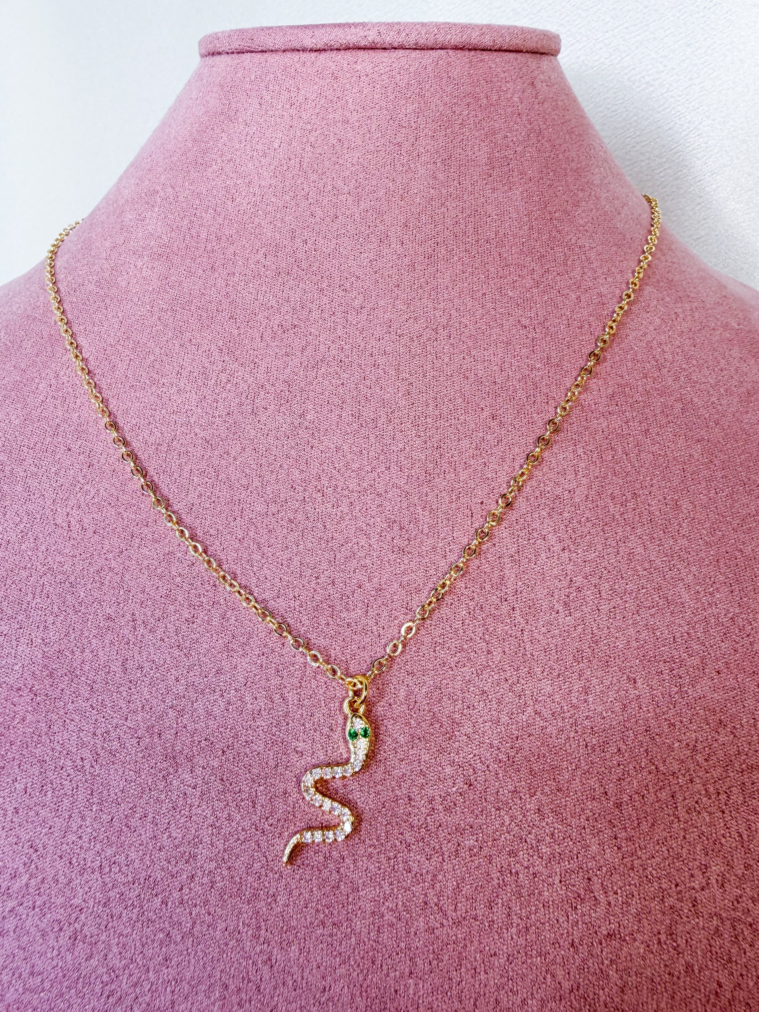 Crystal Serpent Necklace