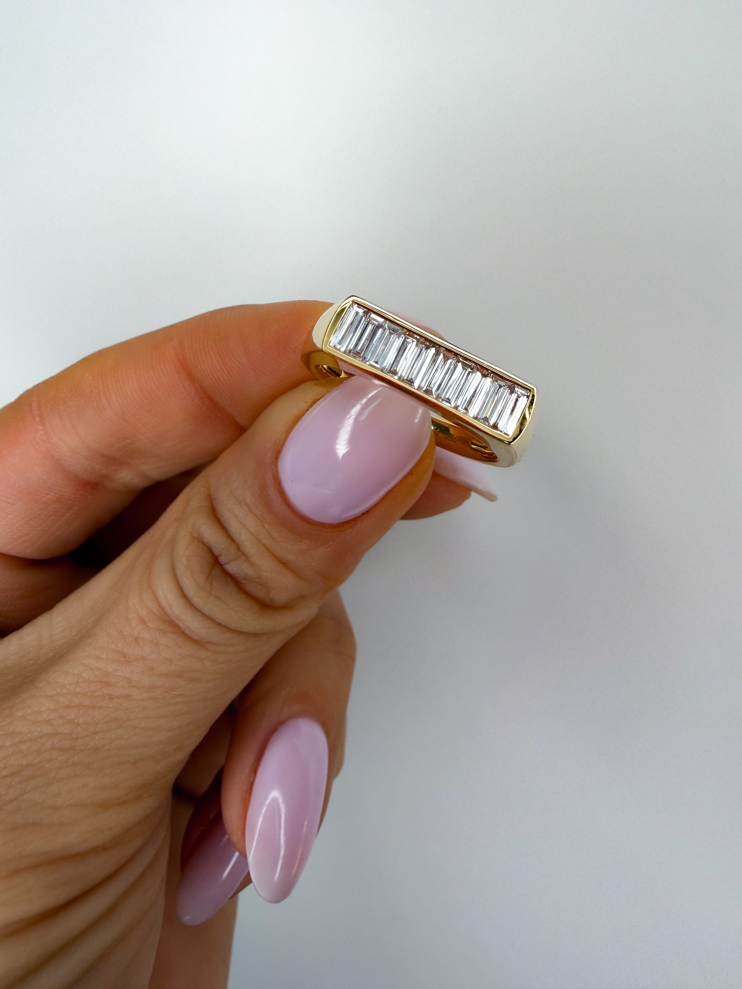 The Bar Baguette Ring