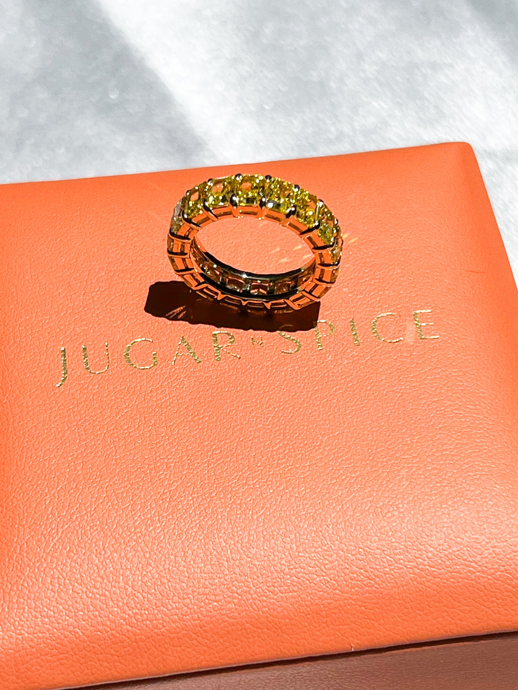 Golden Radiance Eternity Band
