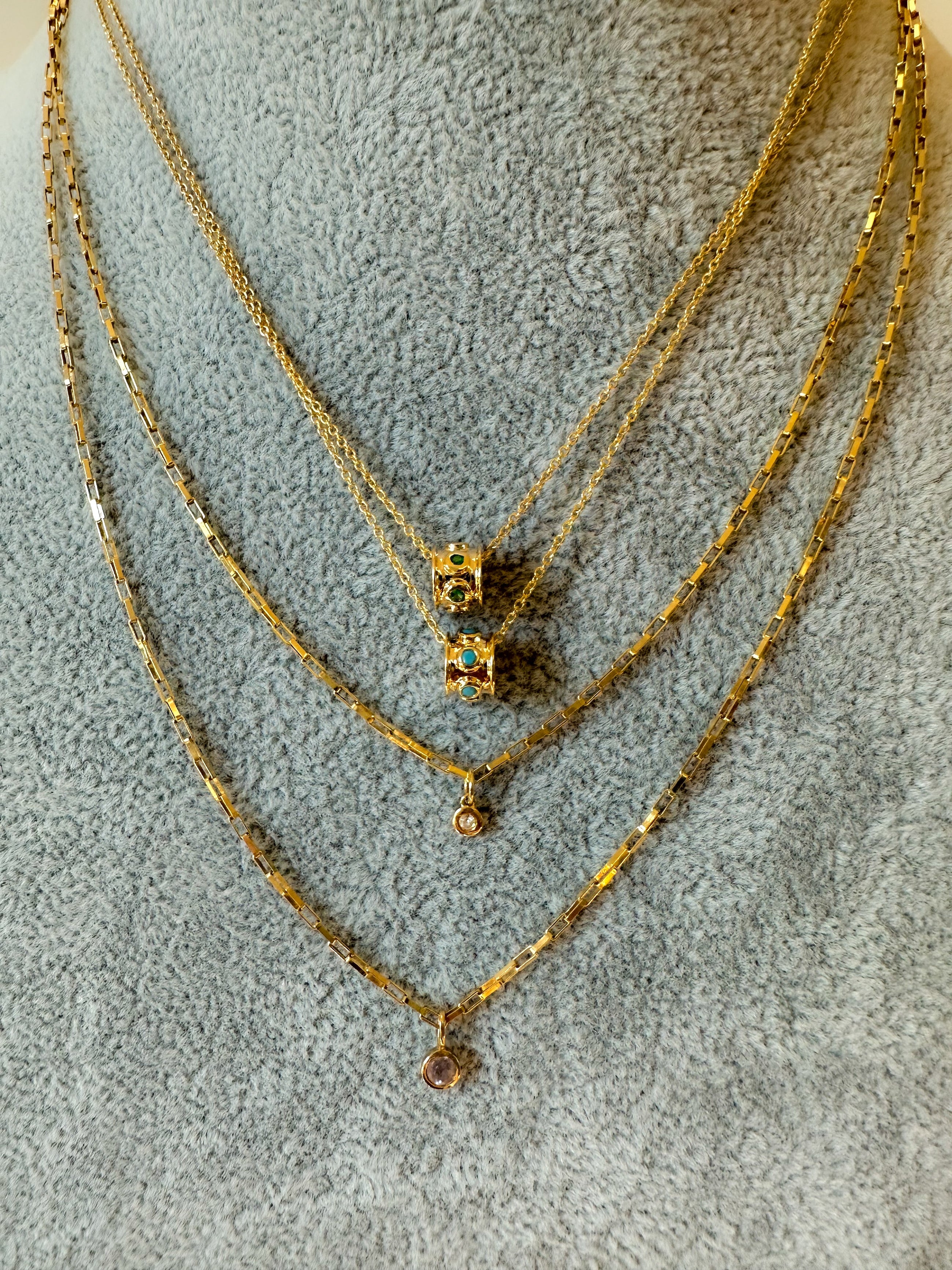 The Emerald Charm Necklace