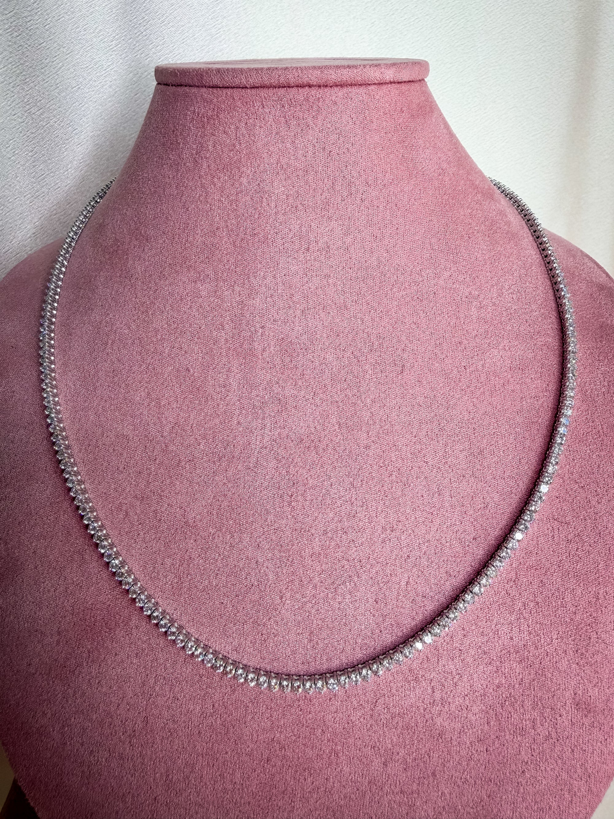 Martini Glow Tennis Necklace