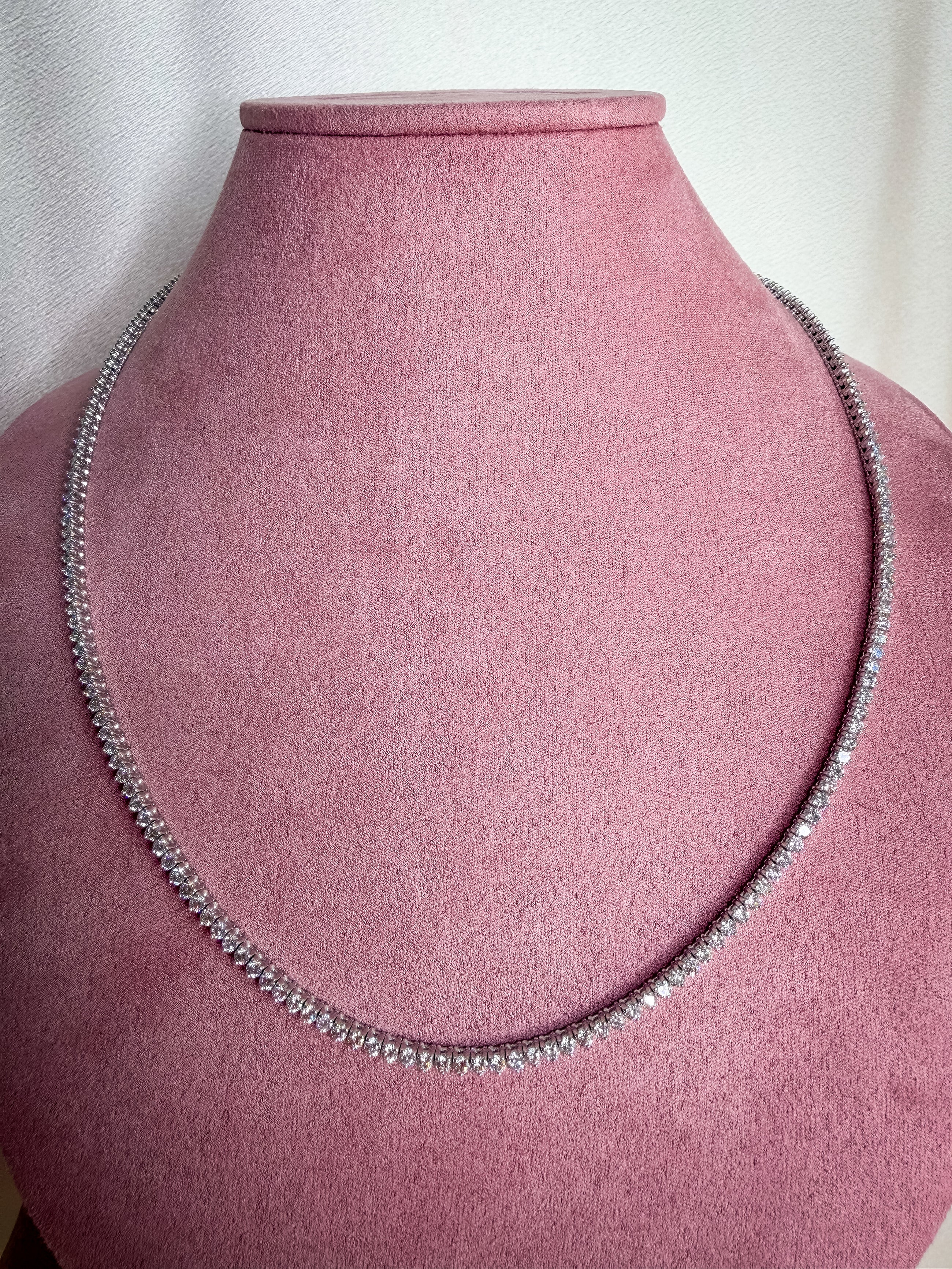 Martini Glow Tennis Necklace