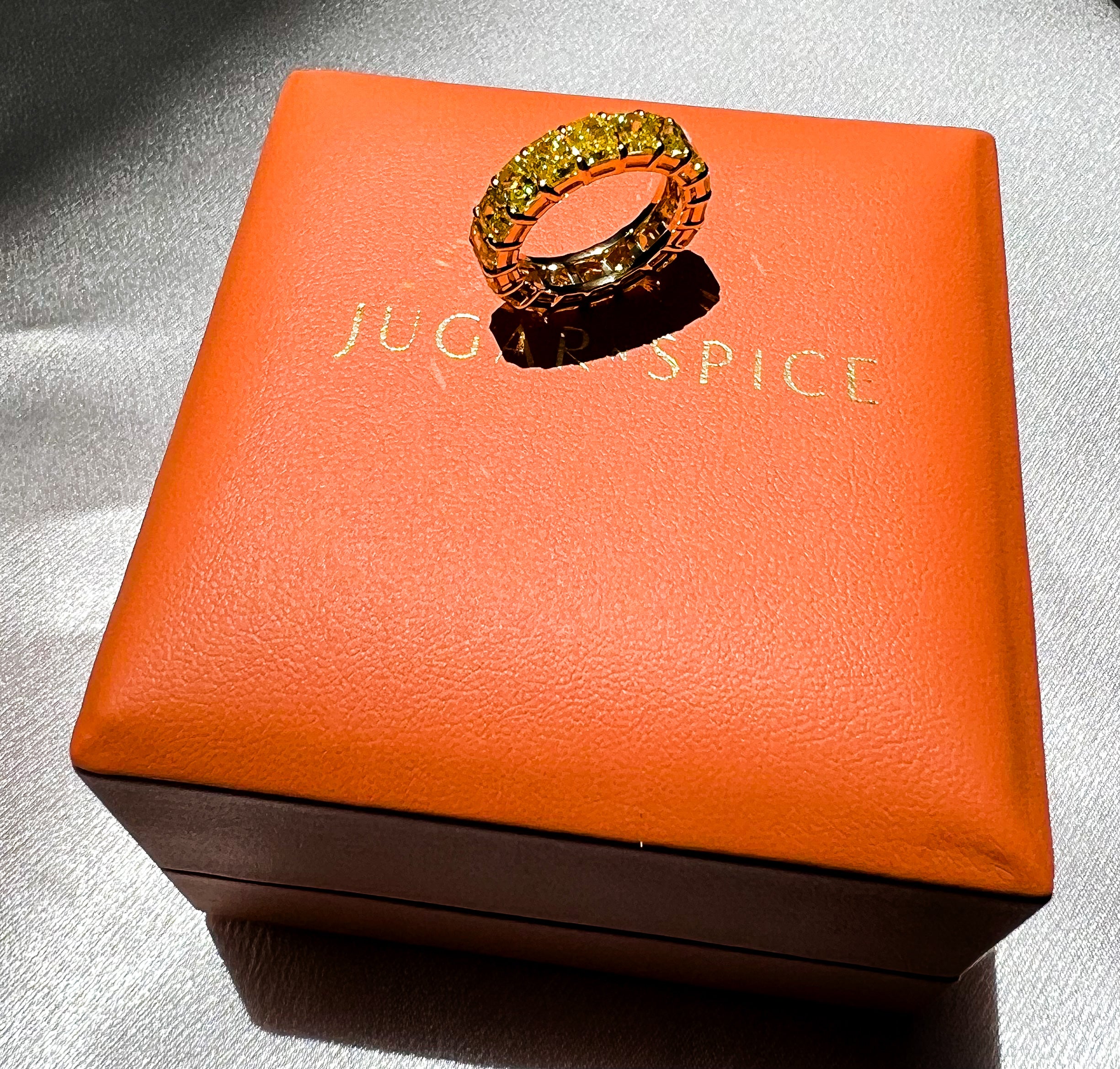 Golden Radiance Eternity Band
