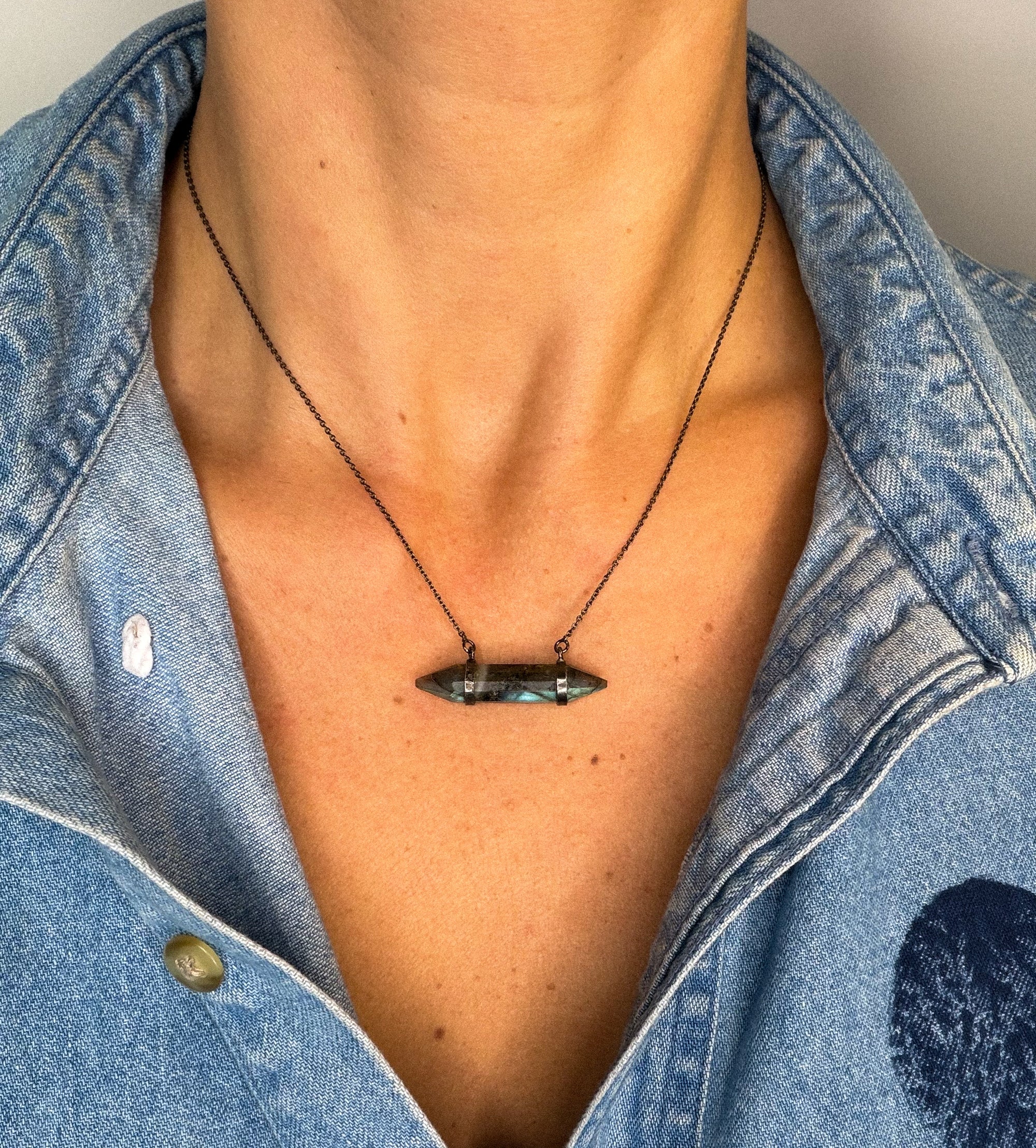 Mystic Prism Labradorite Necklace