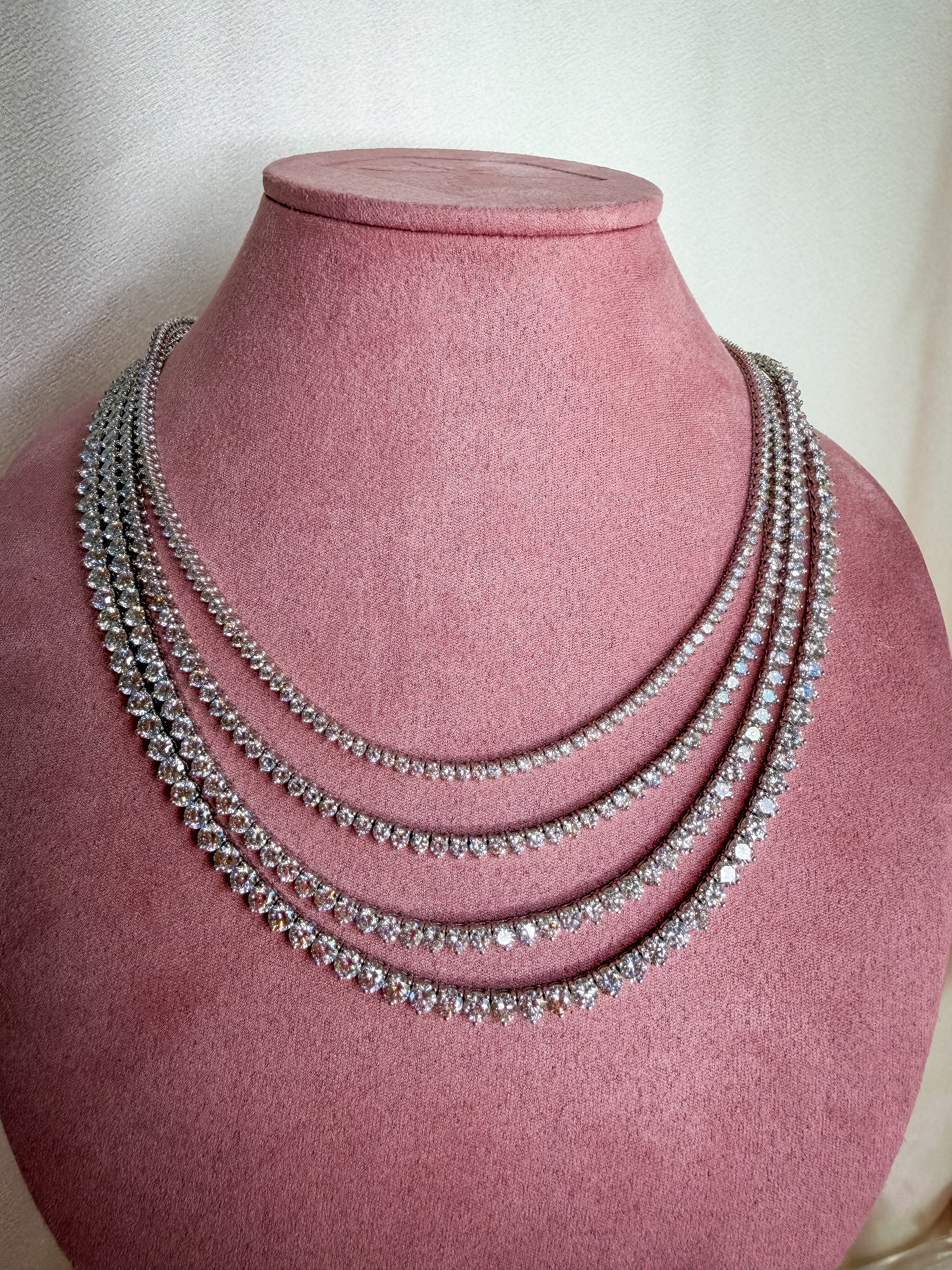 Martini Glow Tennis Necklace