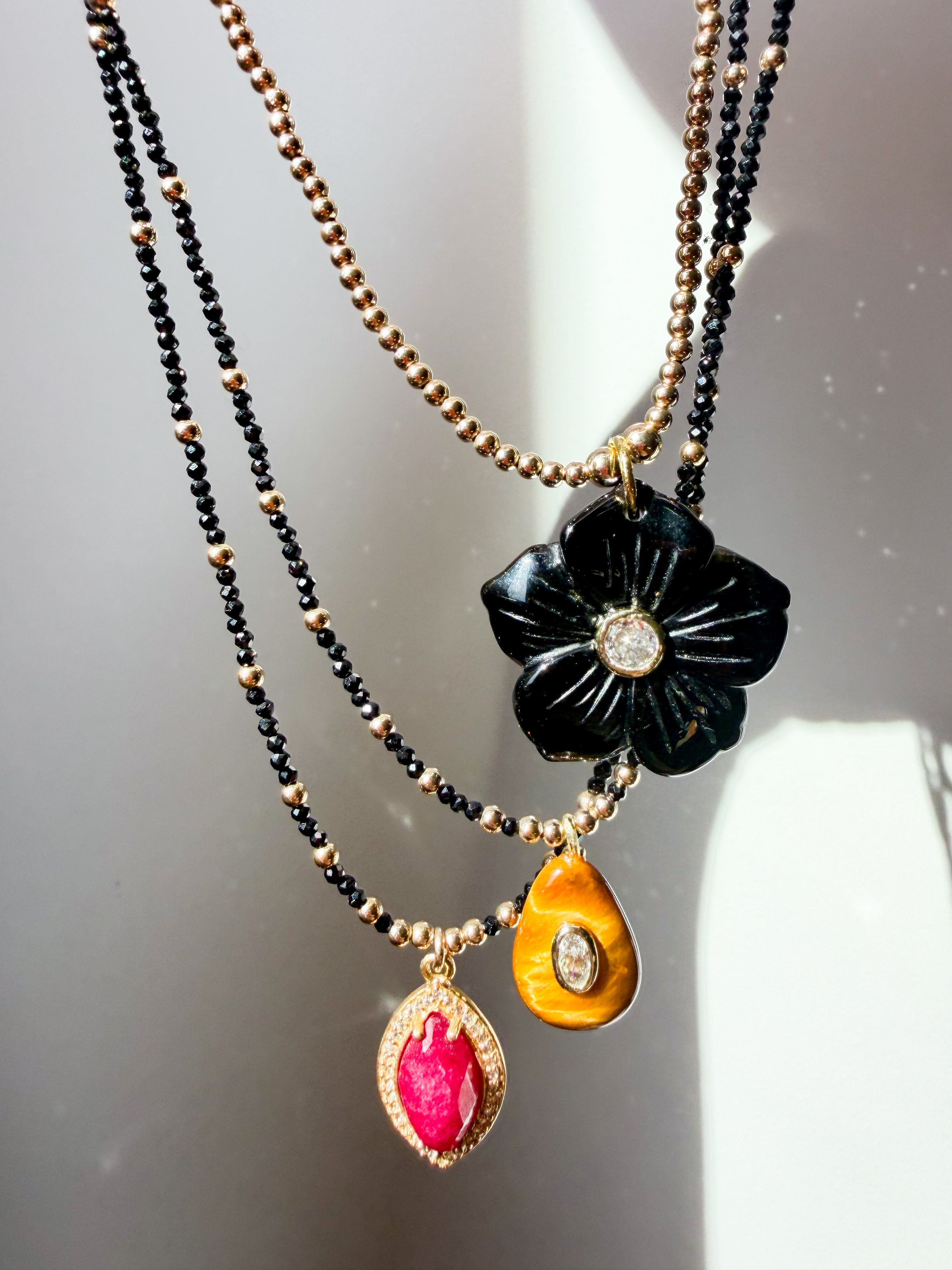 Obisodian Bloom Necklace