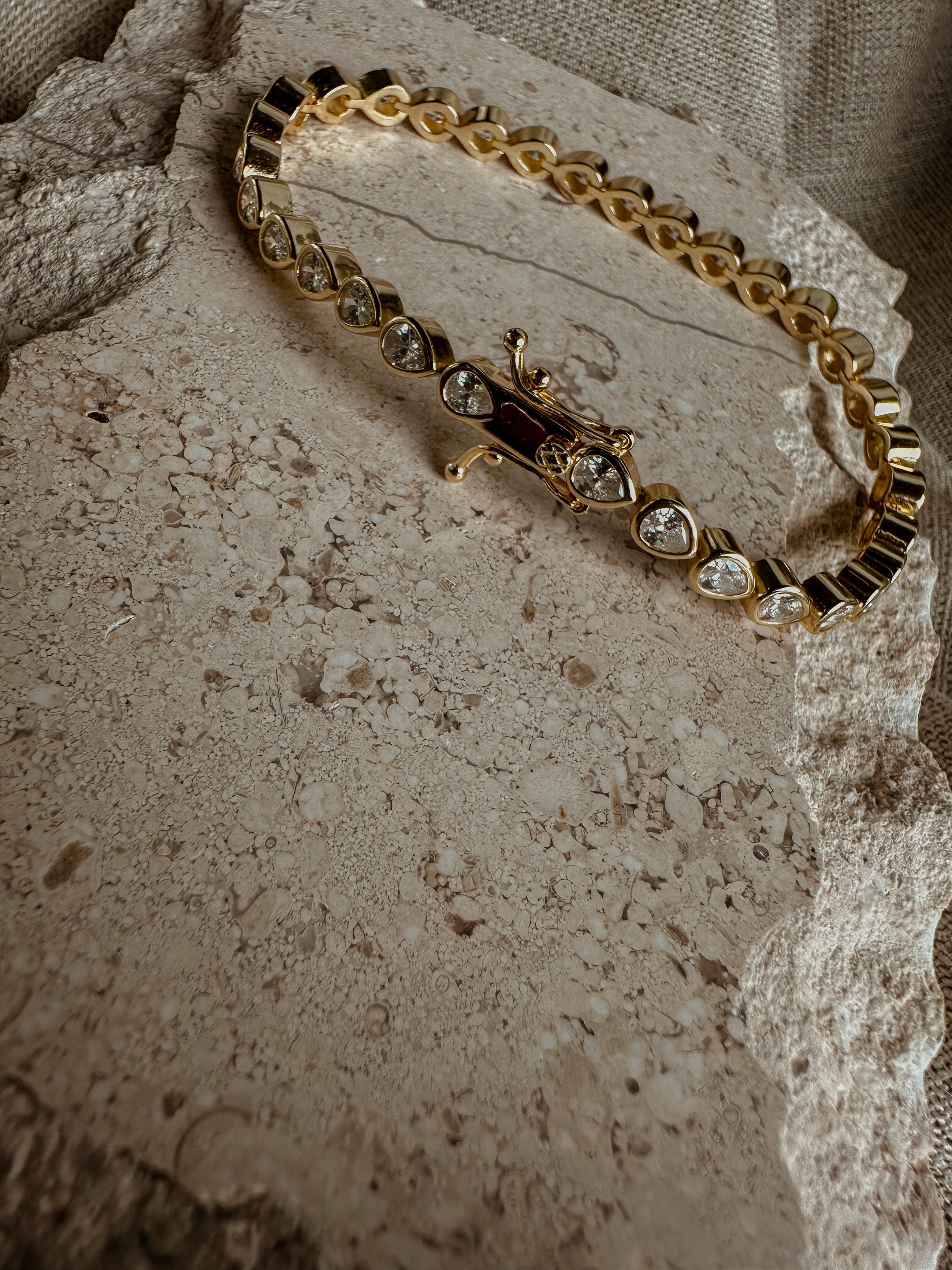 Pear Tennis Bracelet