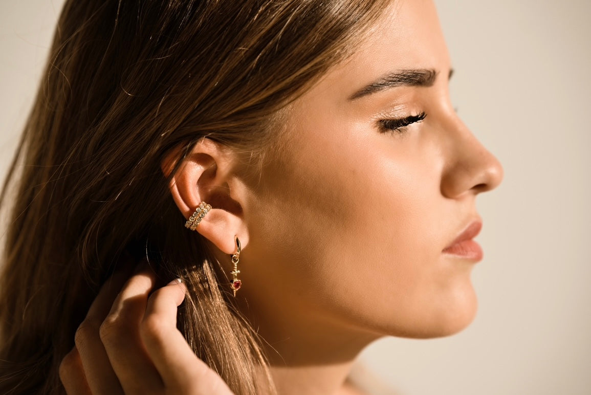 Pierced Heart Earrings