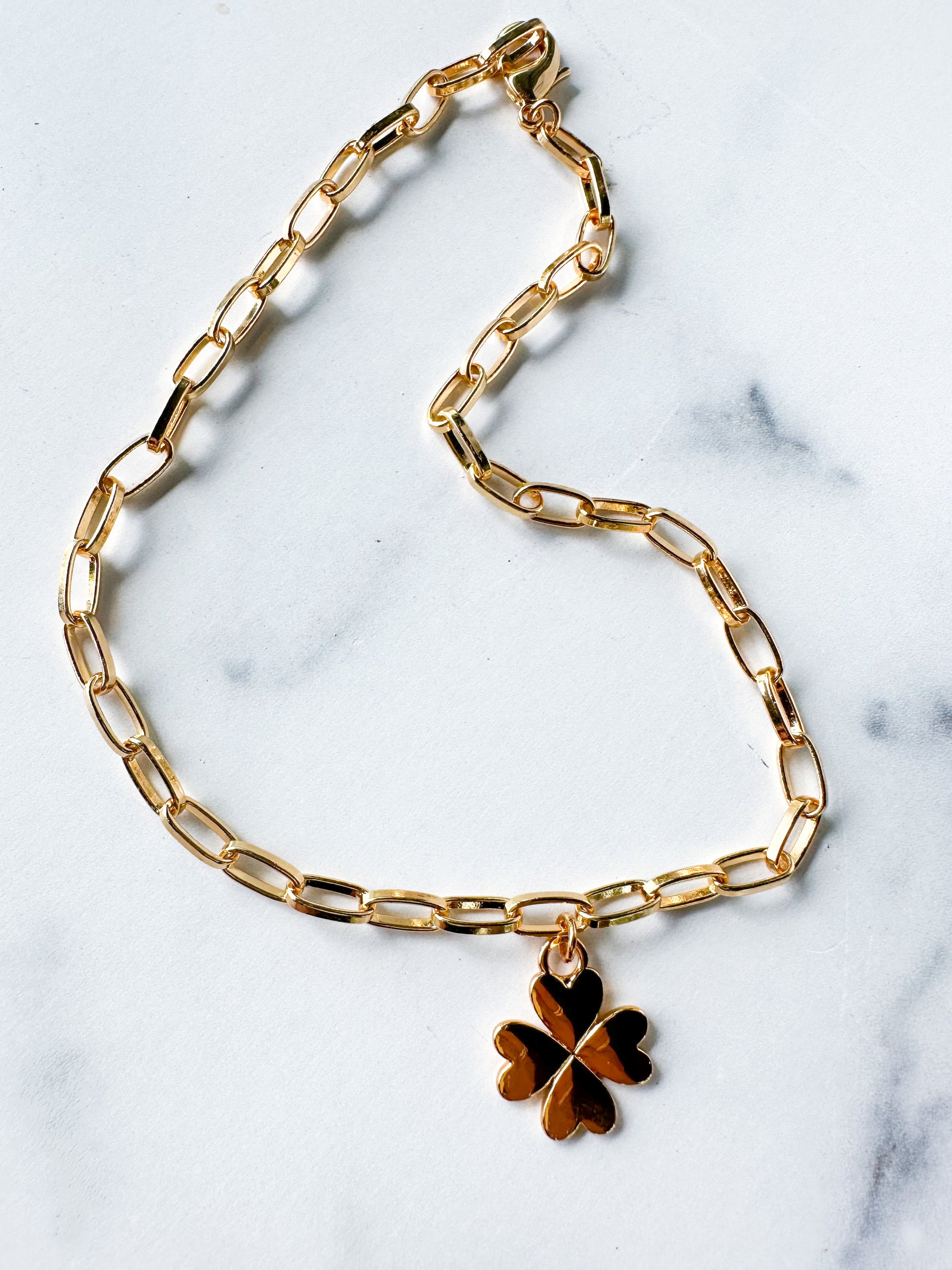 Heart Clover Necklace
