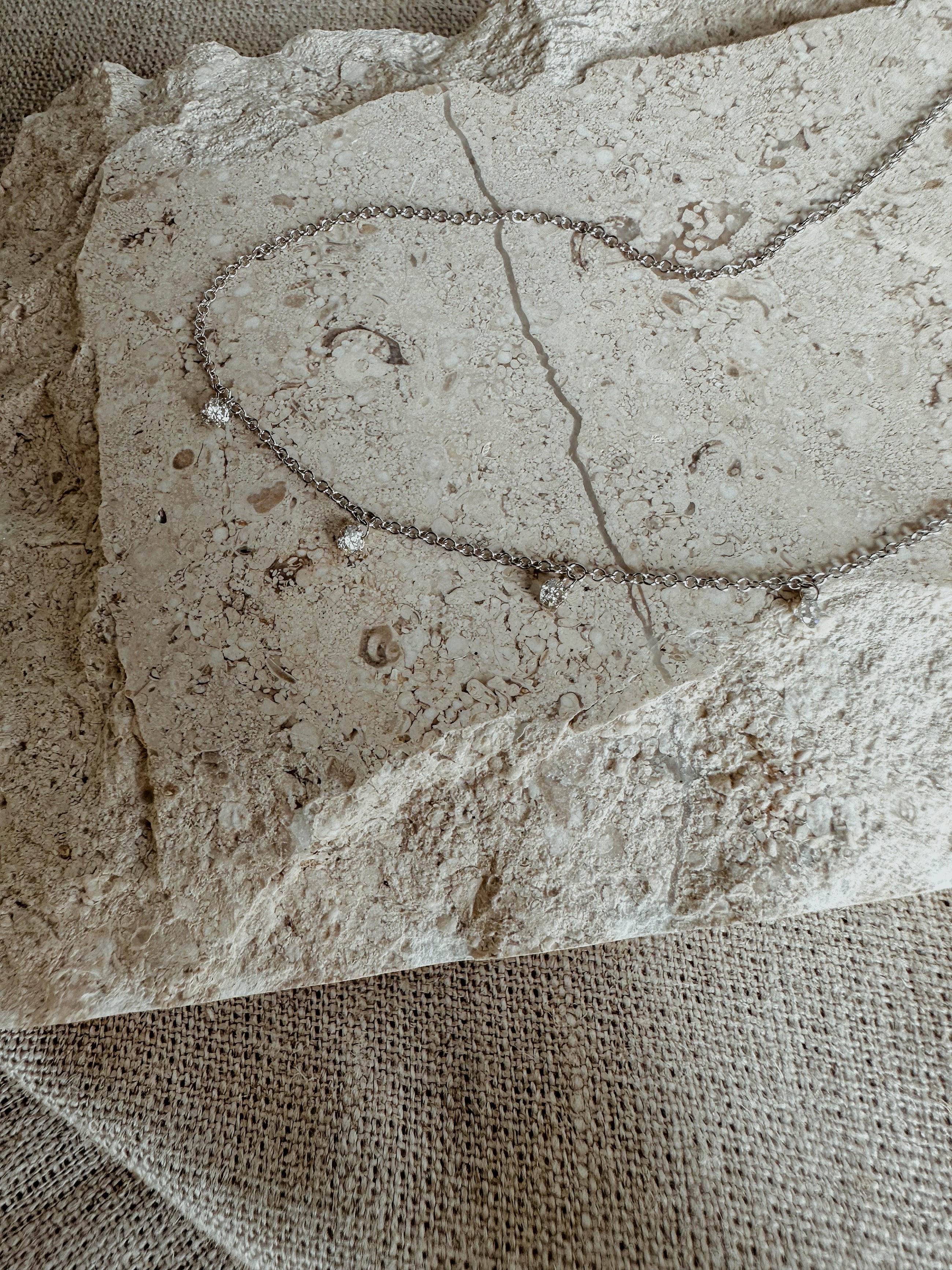 Floating Diamond Necklace