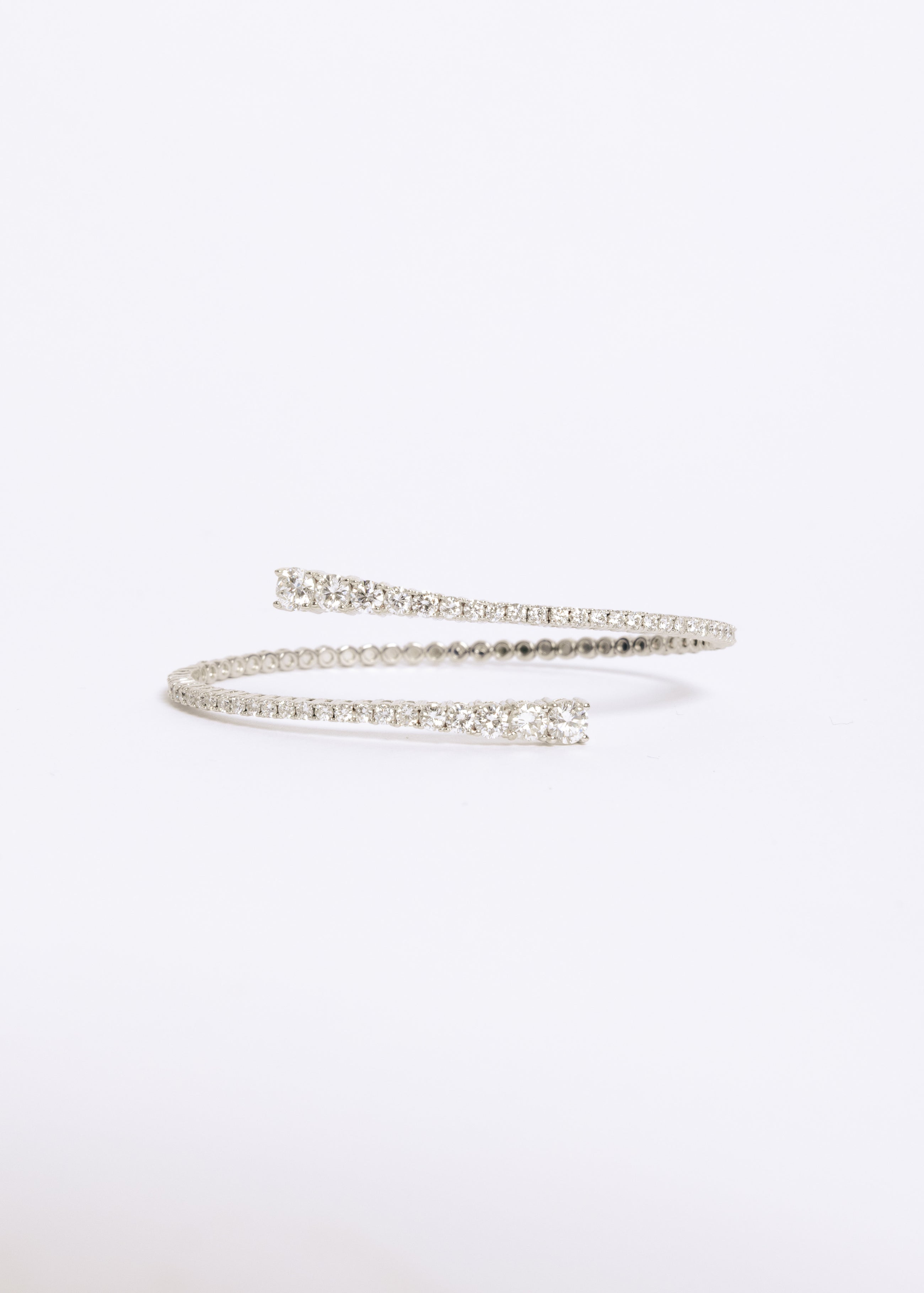 The Wrap Diamond Bangle