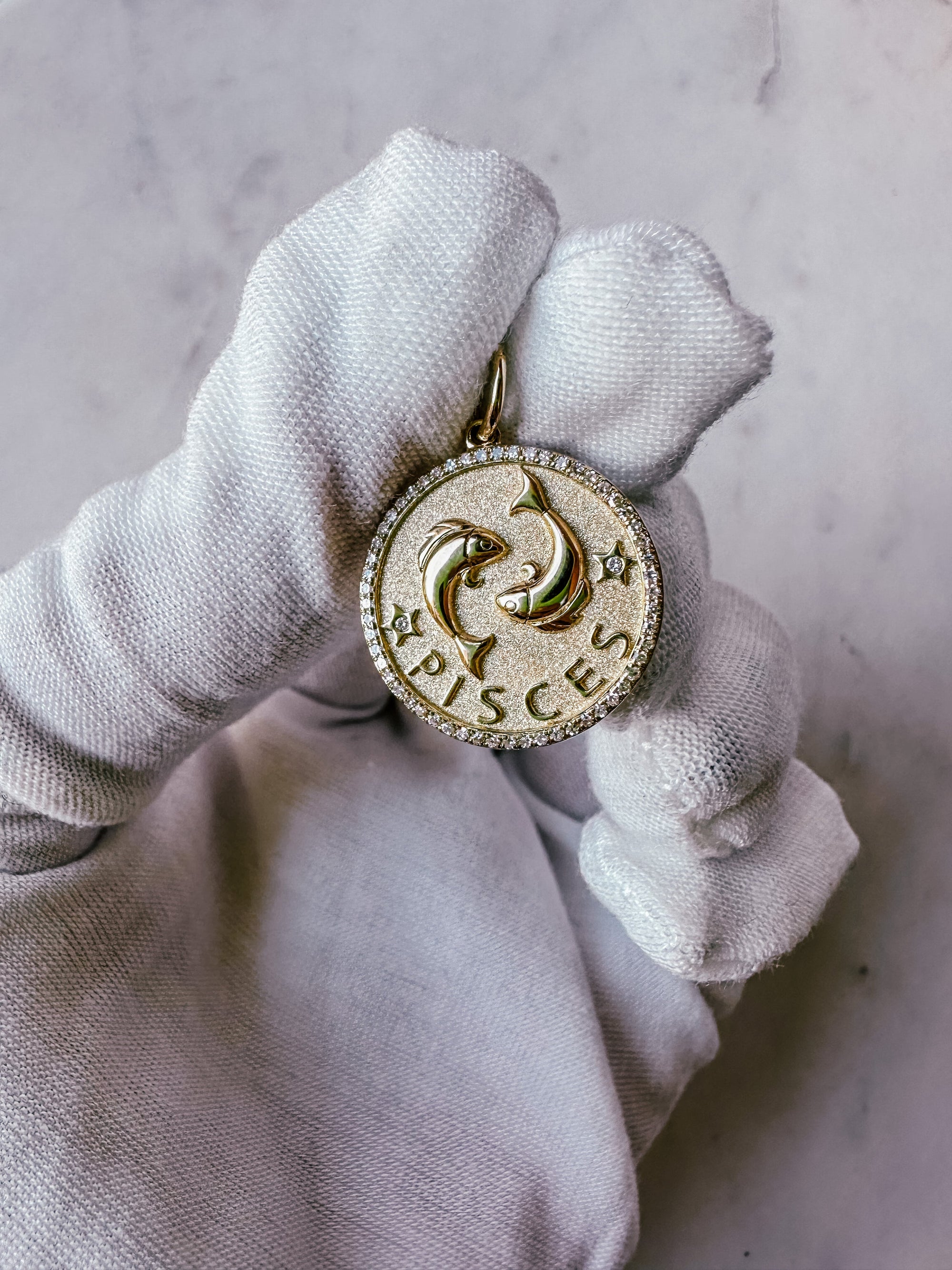 Diamond Zodiac Pendant