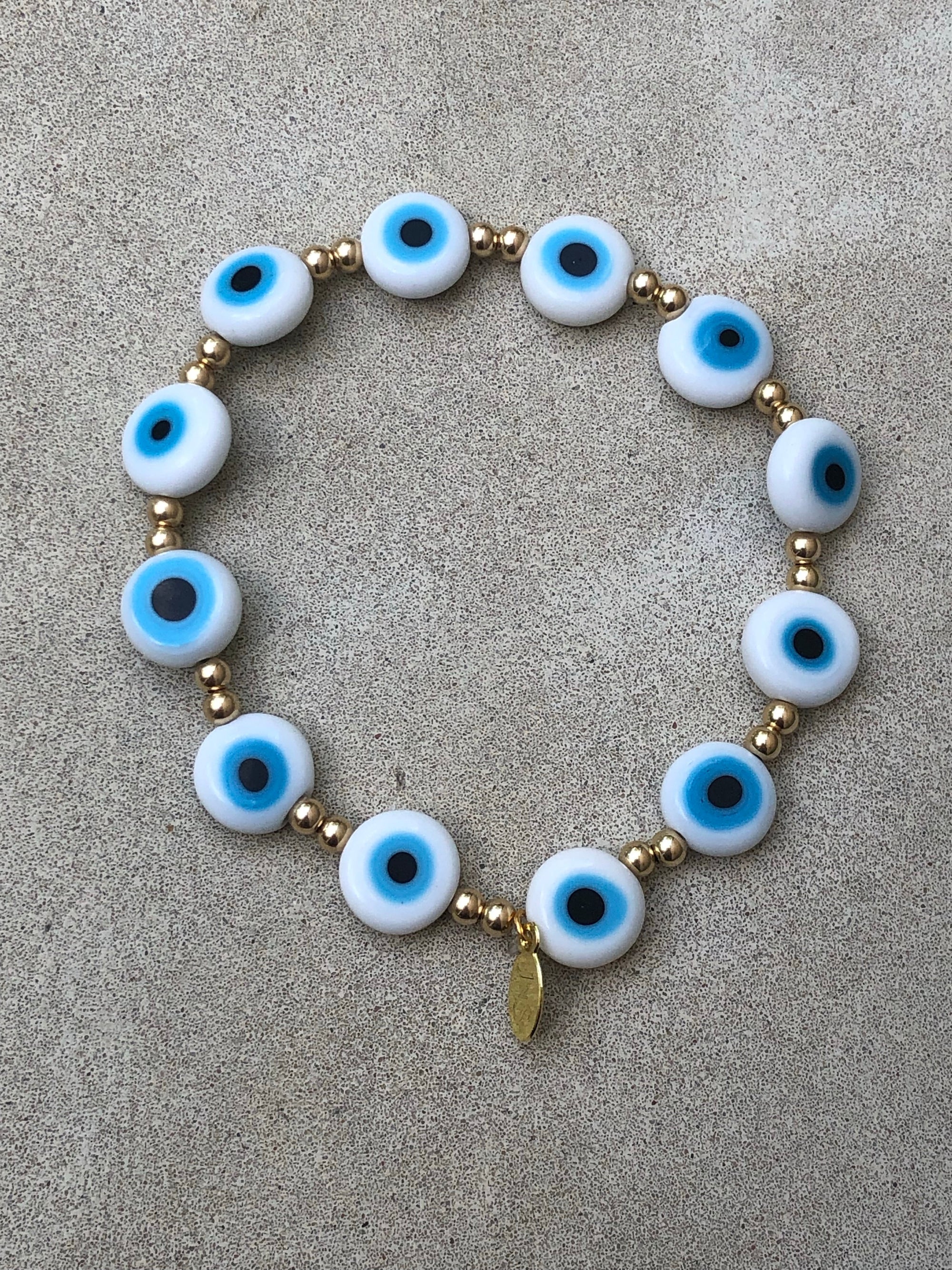 White Eye Bracelet