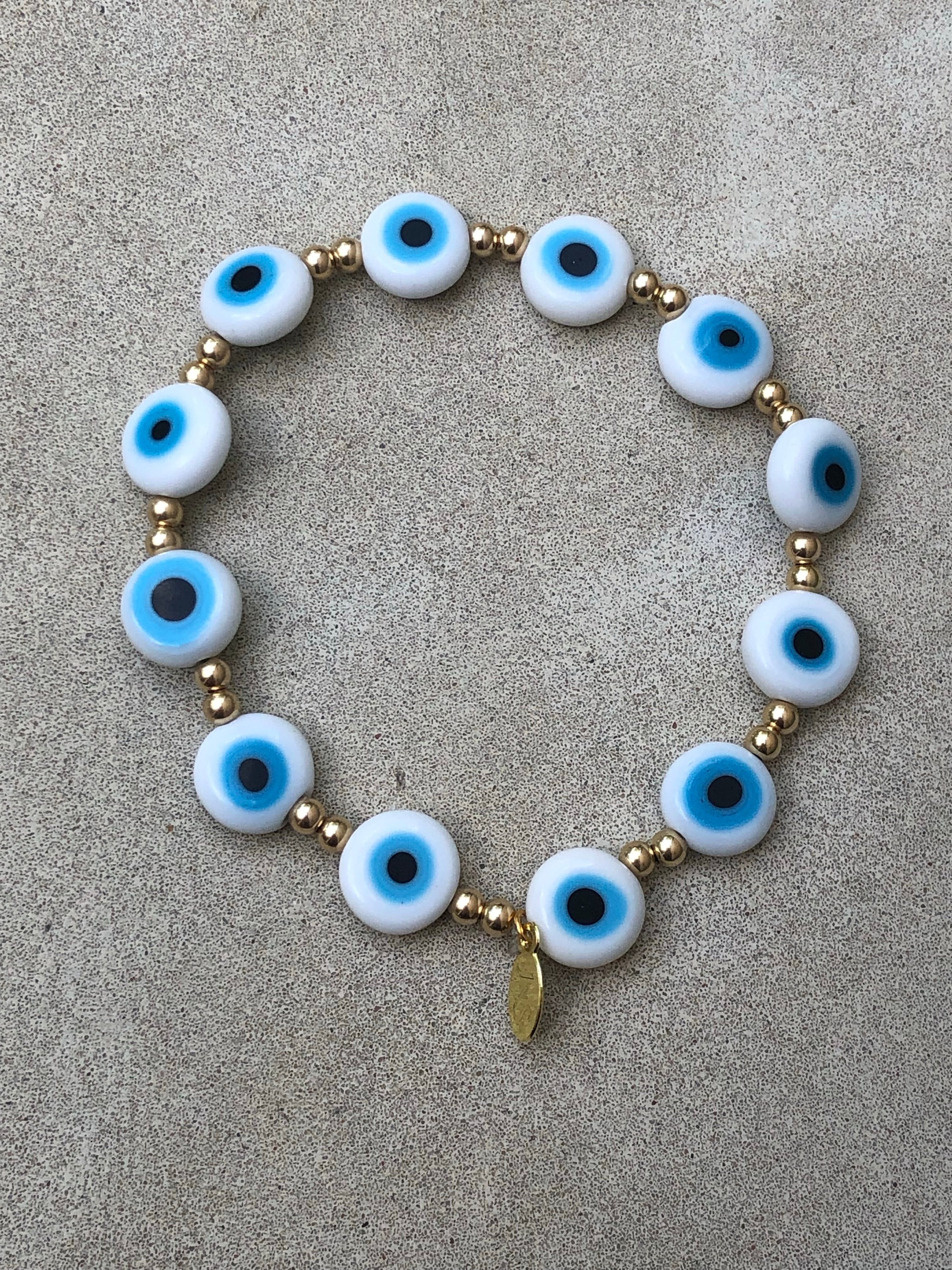 White Eye Bracelet