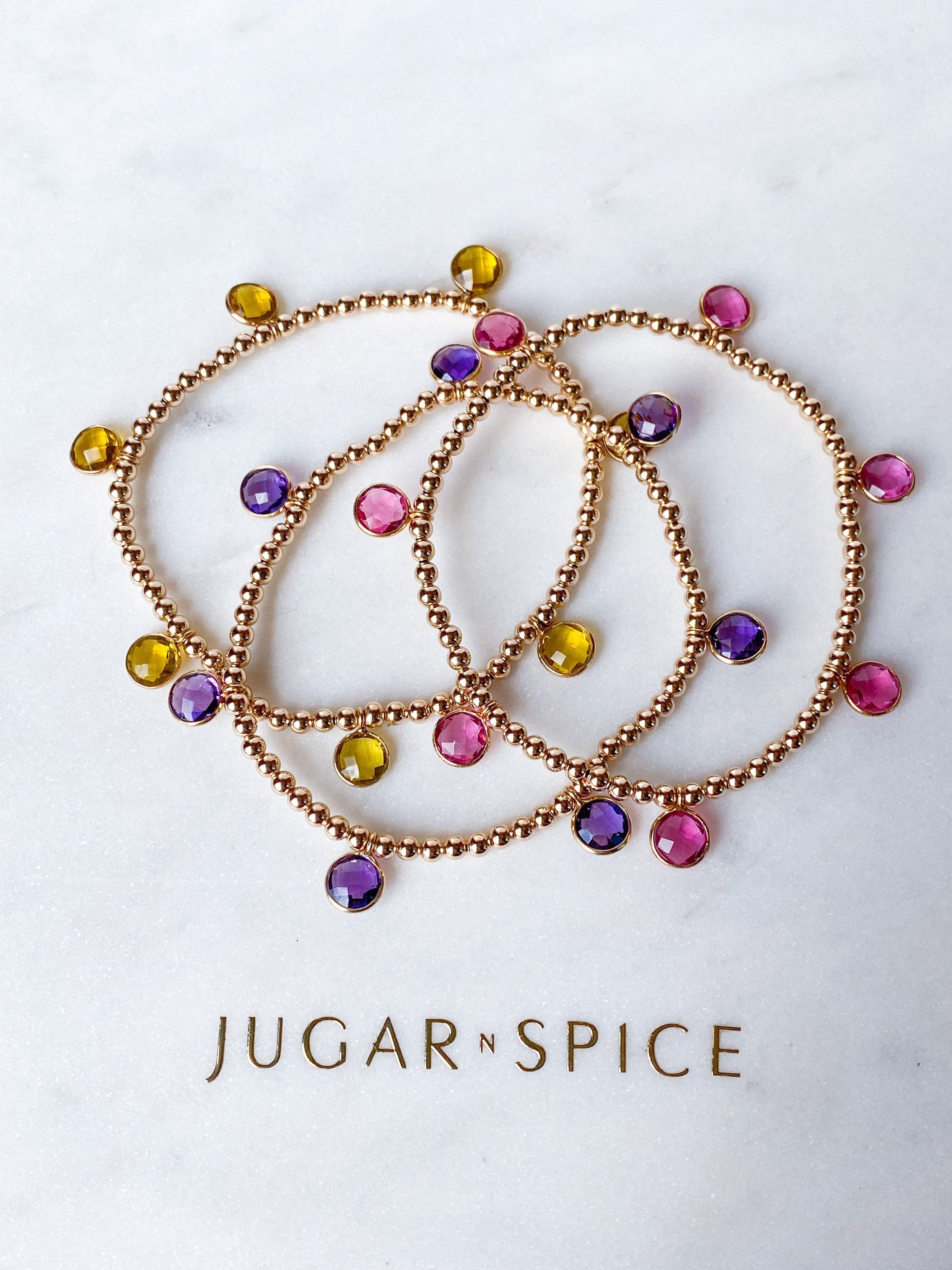 Citrine Drop Bracelet