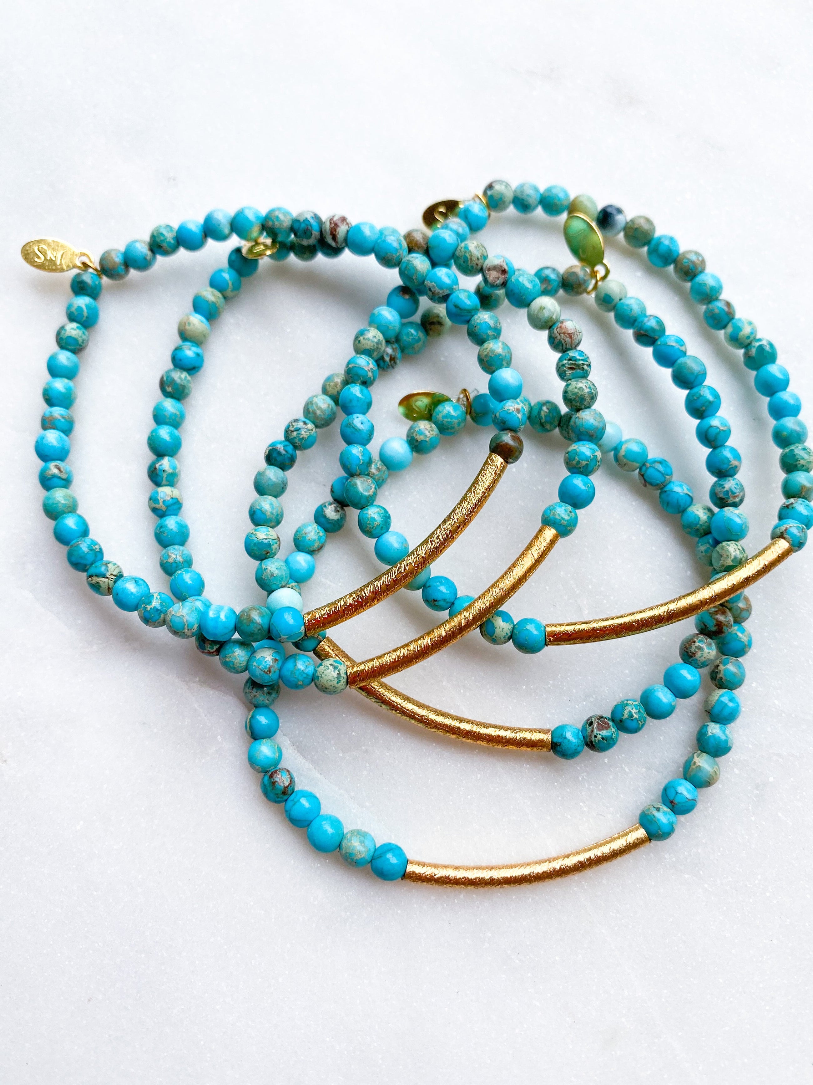 Girl from Ipanema ~ Blue Agate