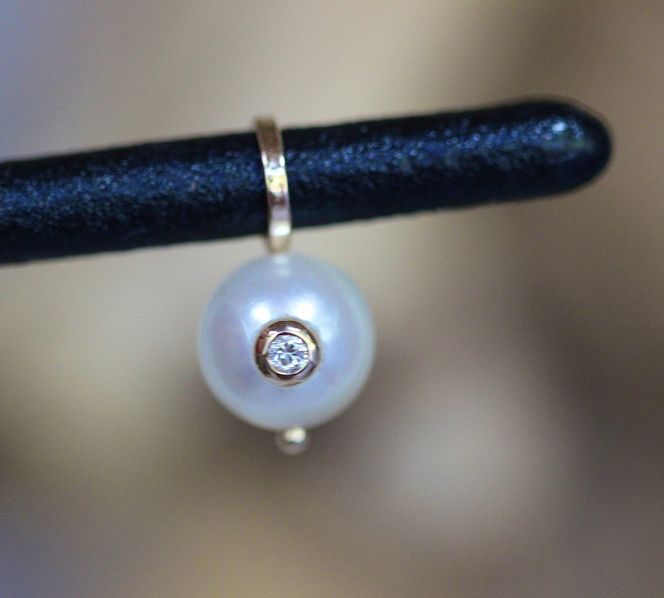 Diamond Pearl Charm
