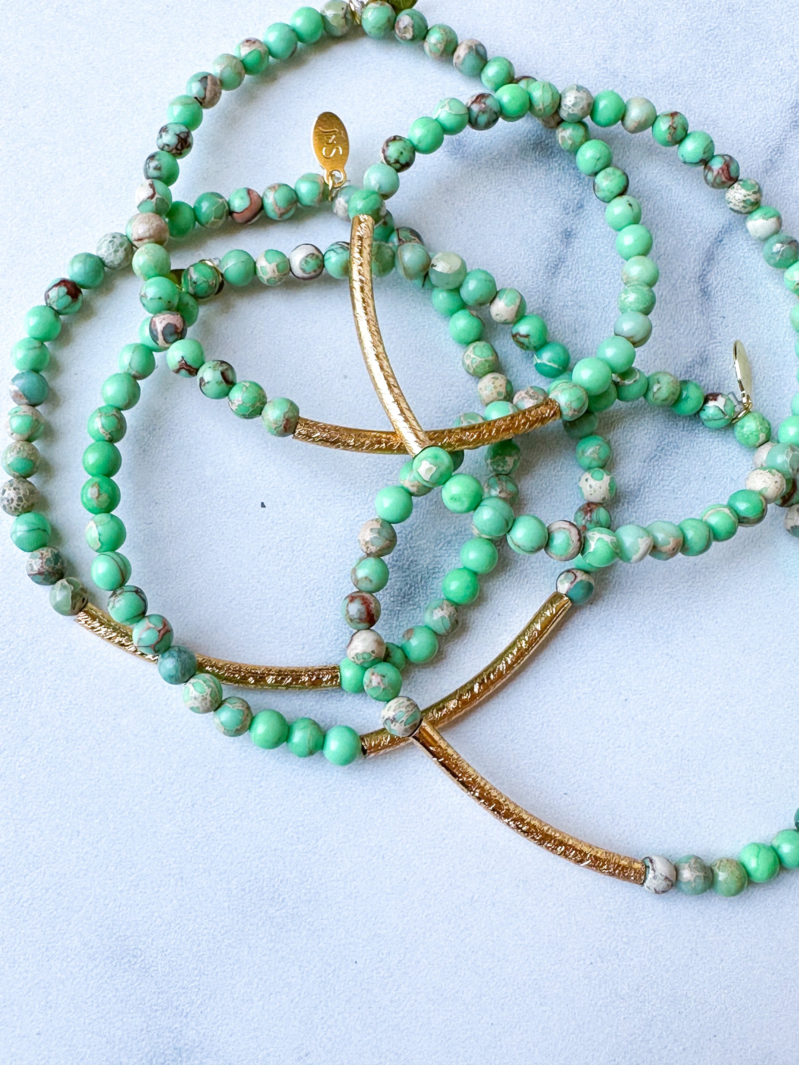 Girl from Ipanema ~ Green Agate