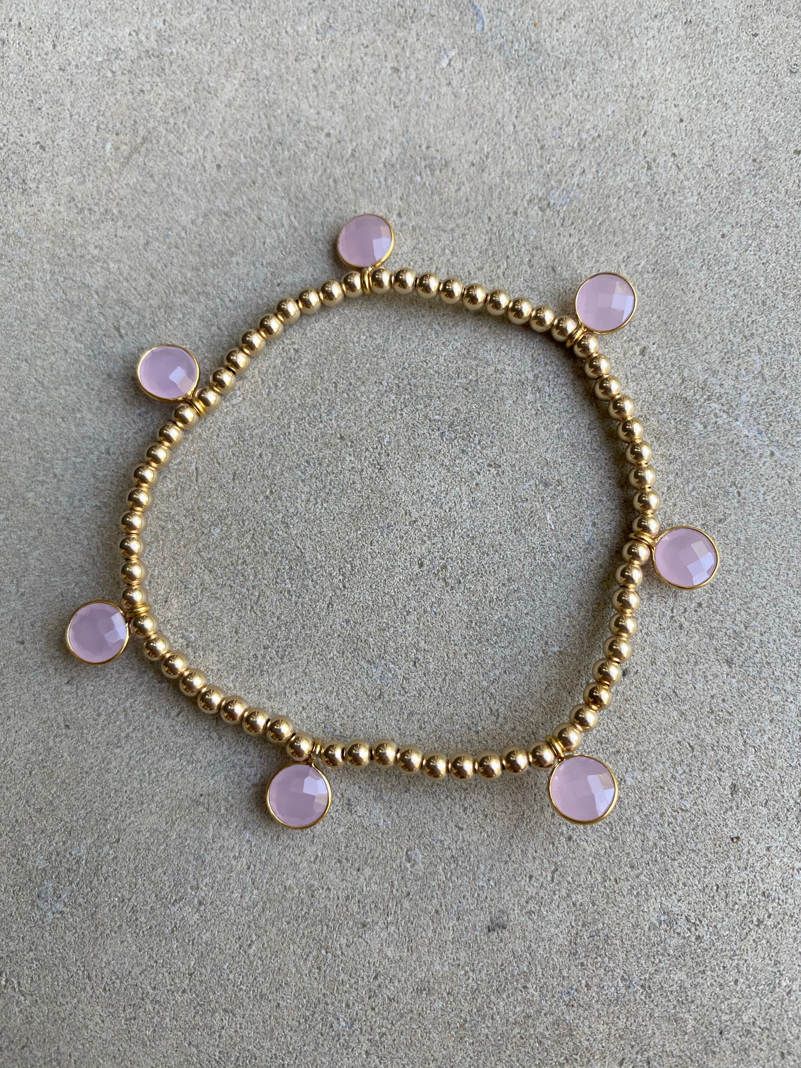 Pink Drop Bracelet