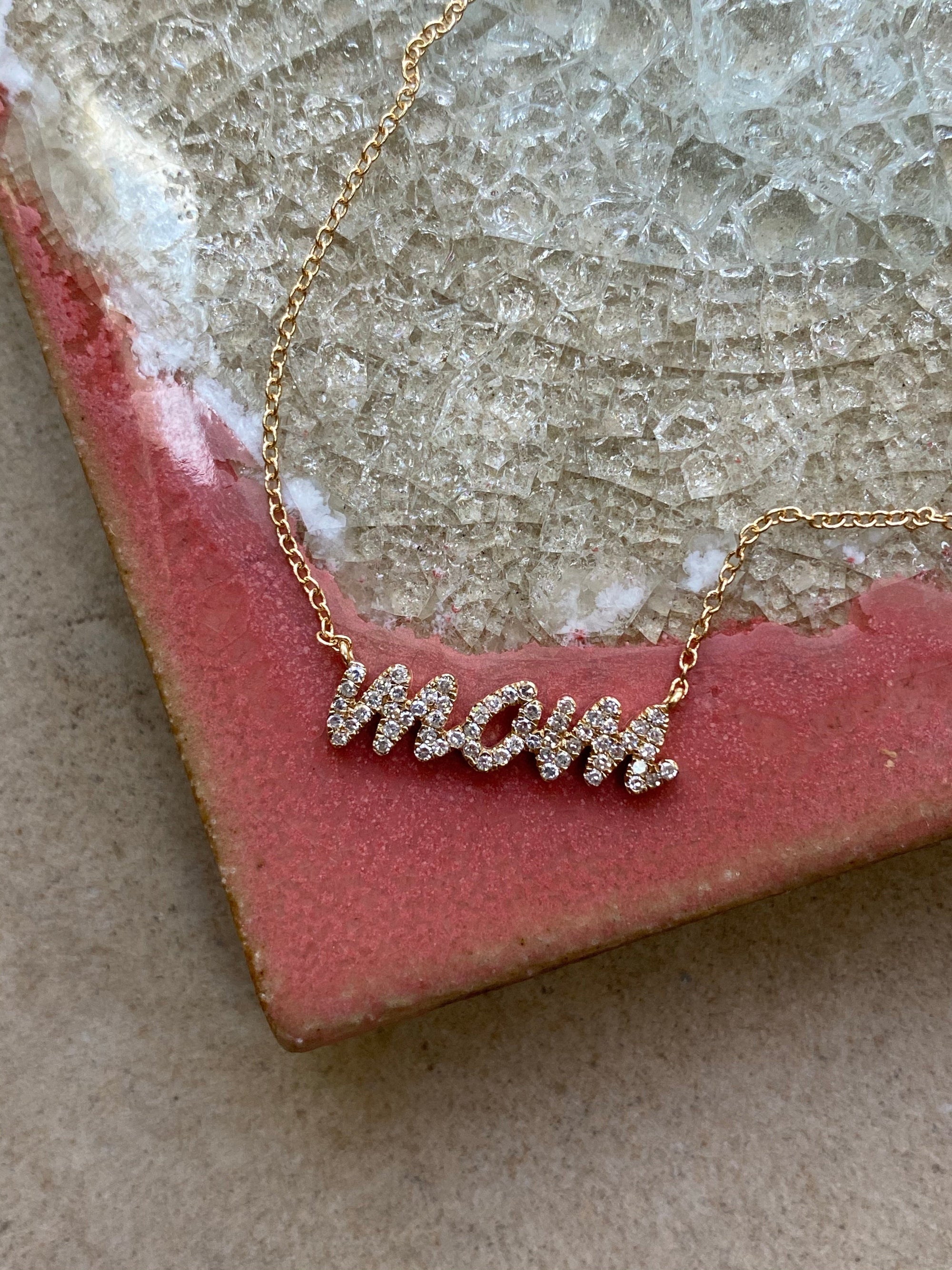 Diamond MOM Necklace