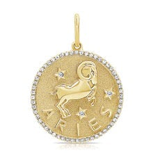 Diamond Zodiac Pendant