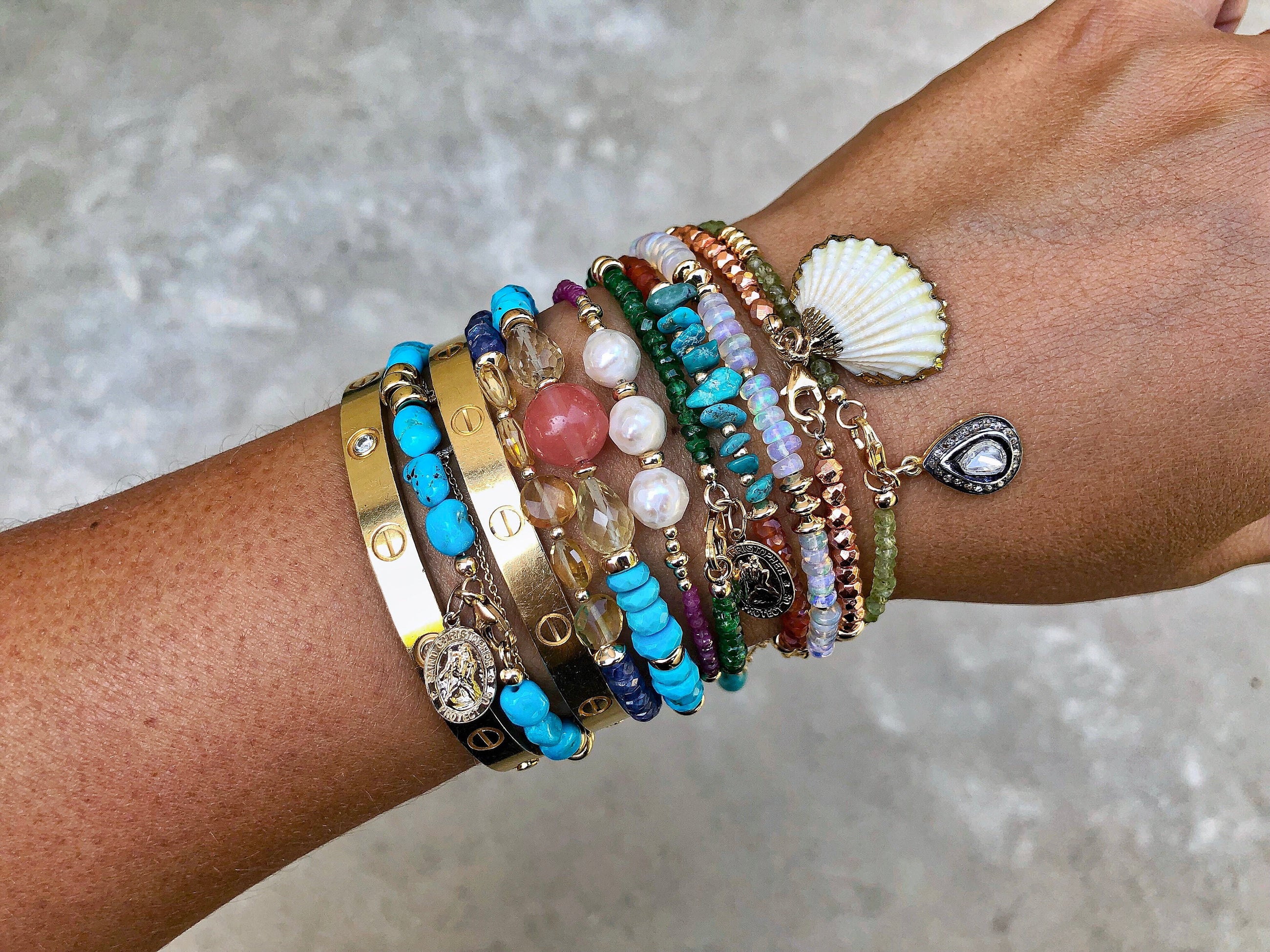 Carnival Gemstone Bracelet