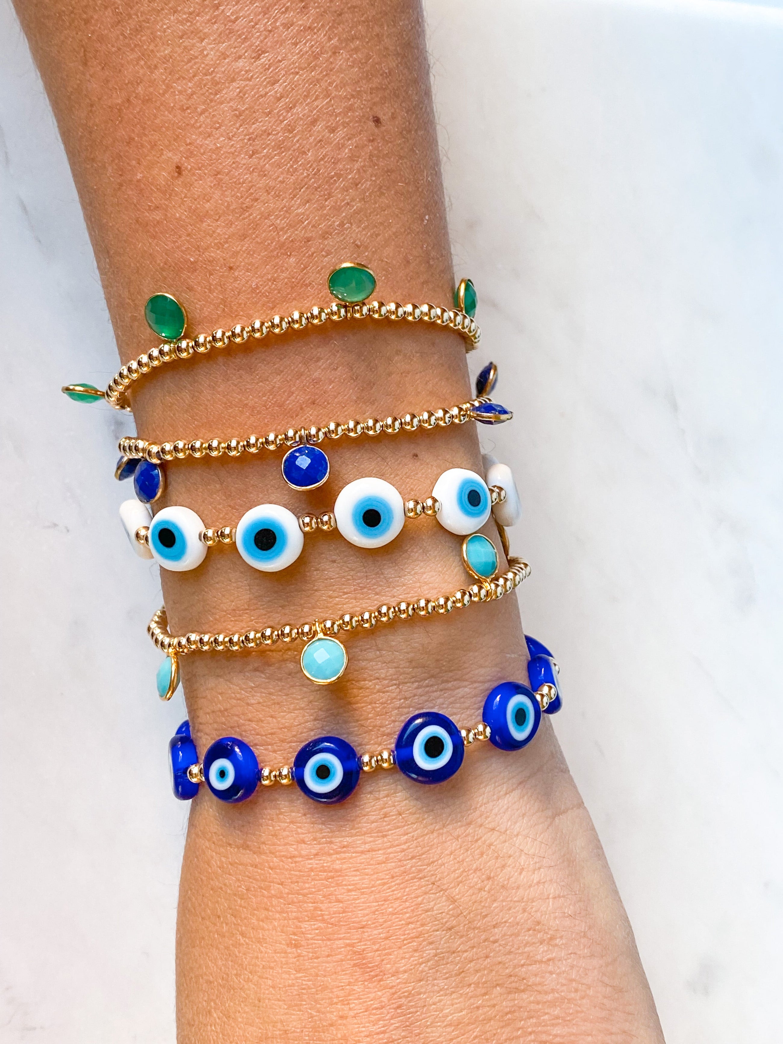 White Eye Bracelet