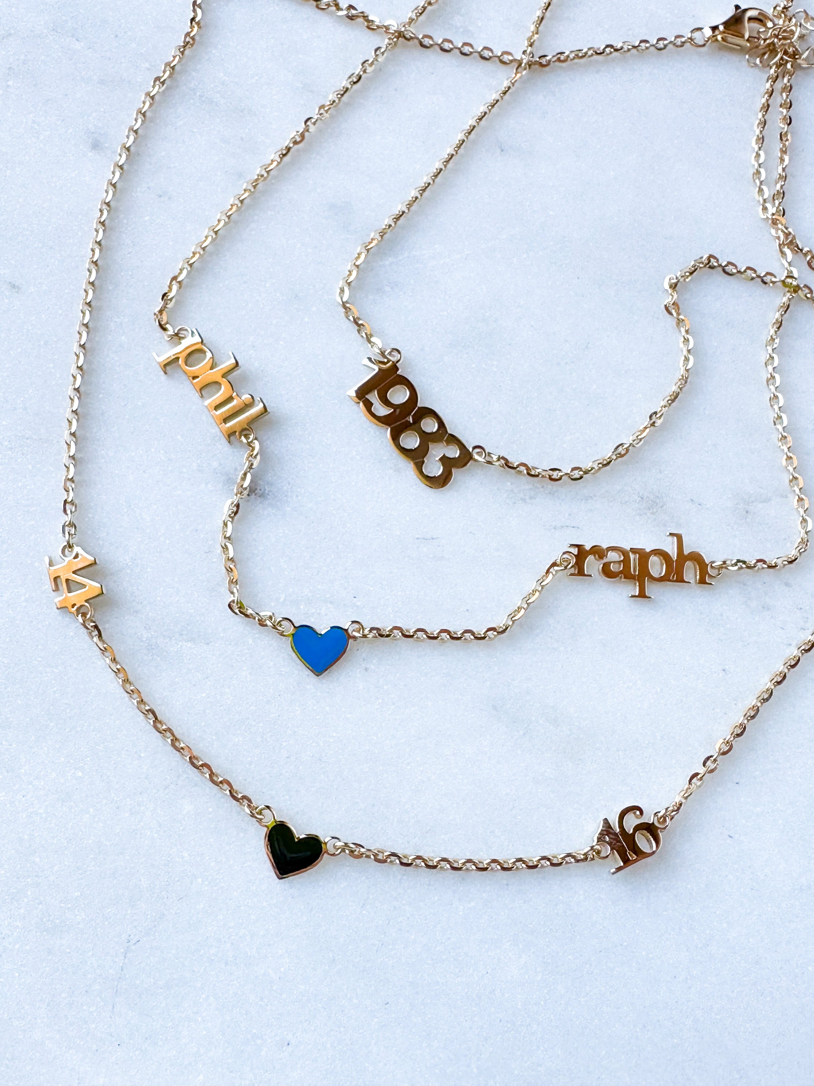 Custom Year Necklace