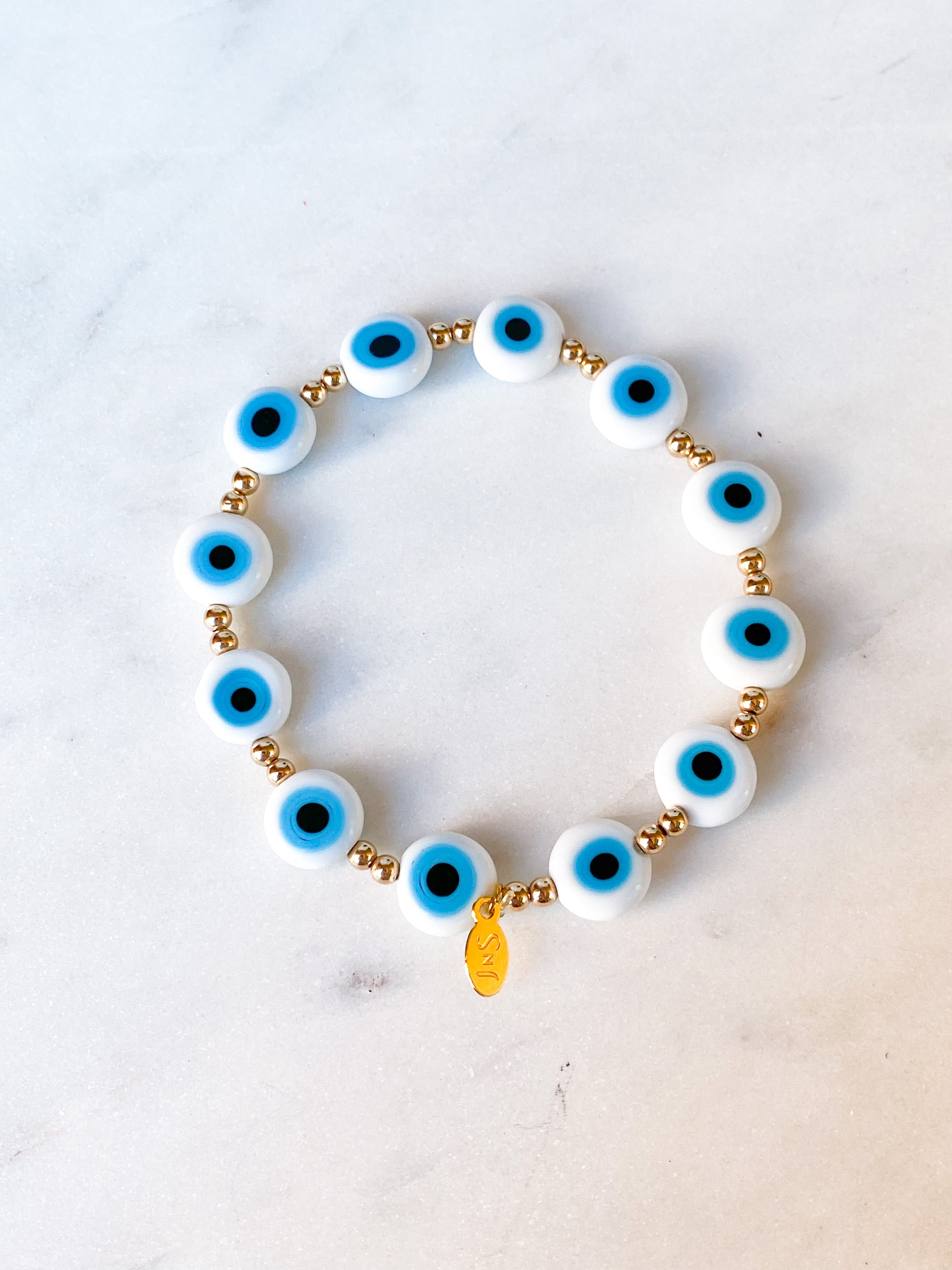 White Eye Bracelet