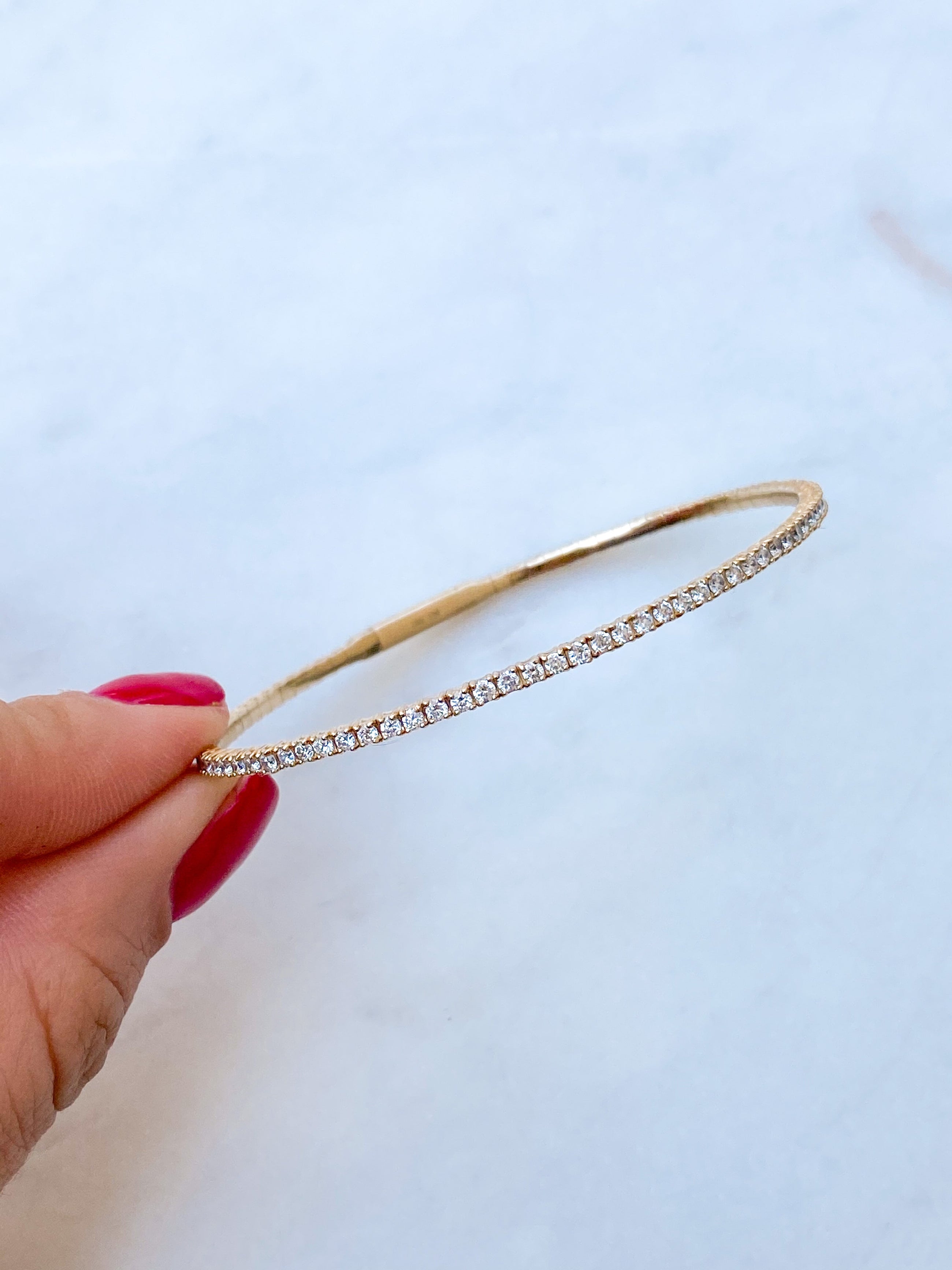 Diamond Flex Bangle