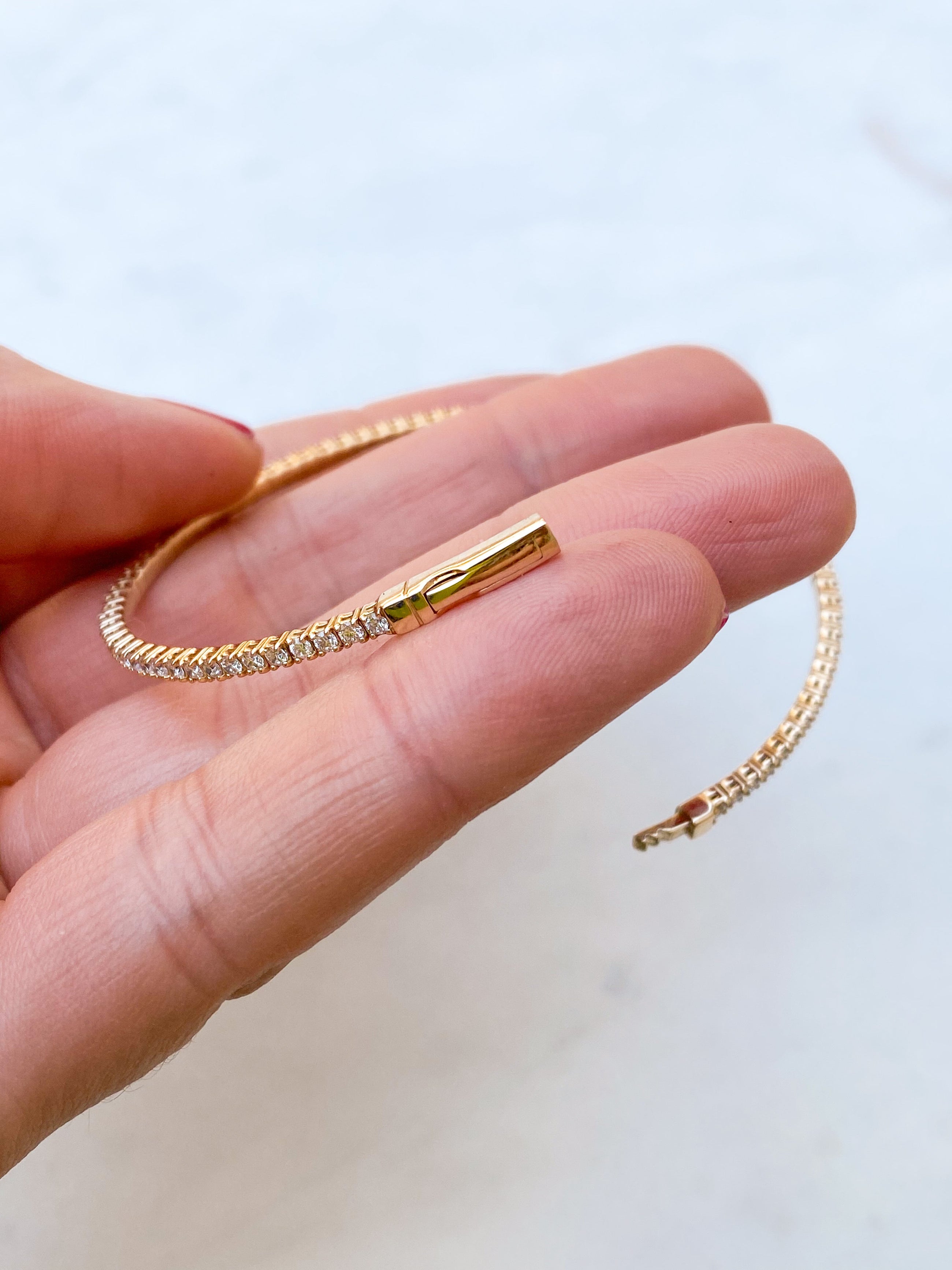 Diamond Flex Bangle