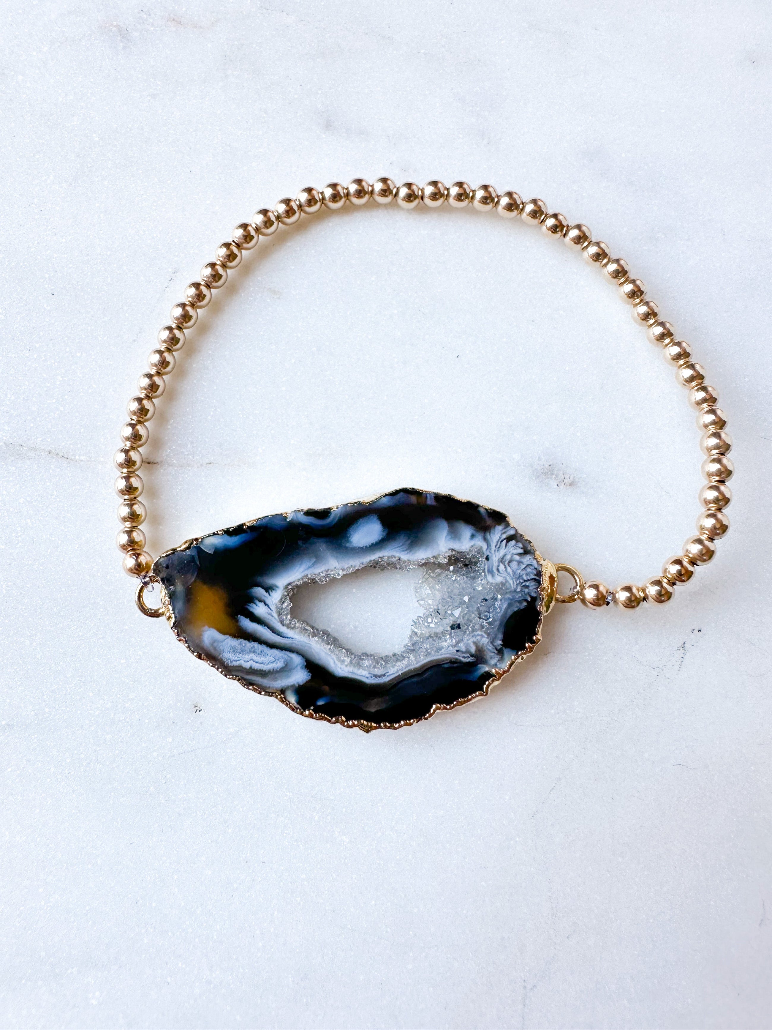 New Agate Druzy Bracelet