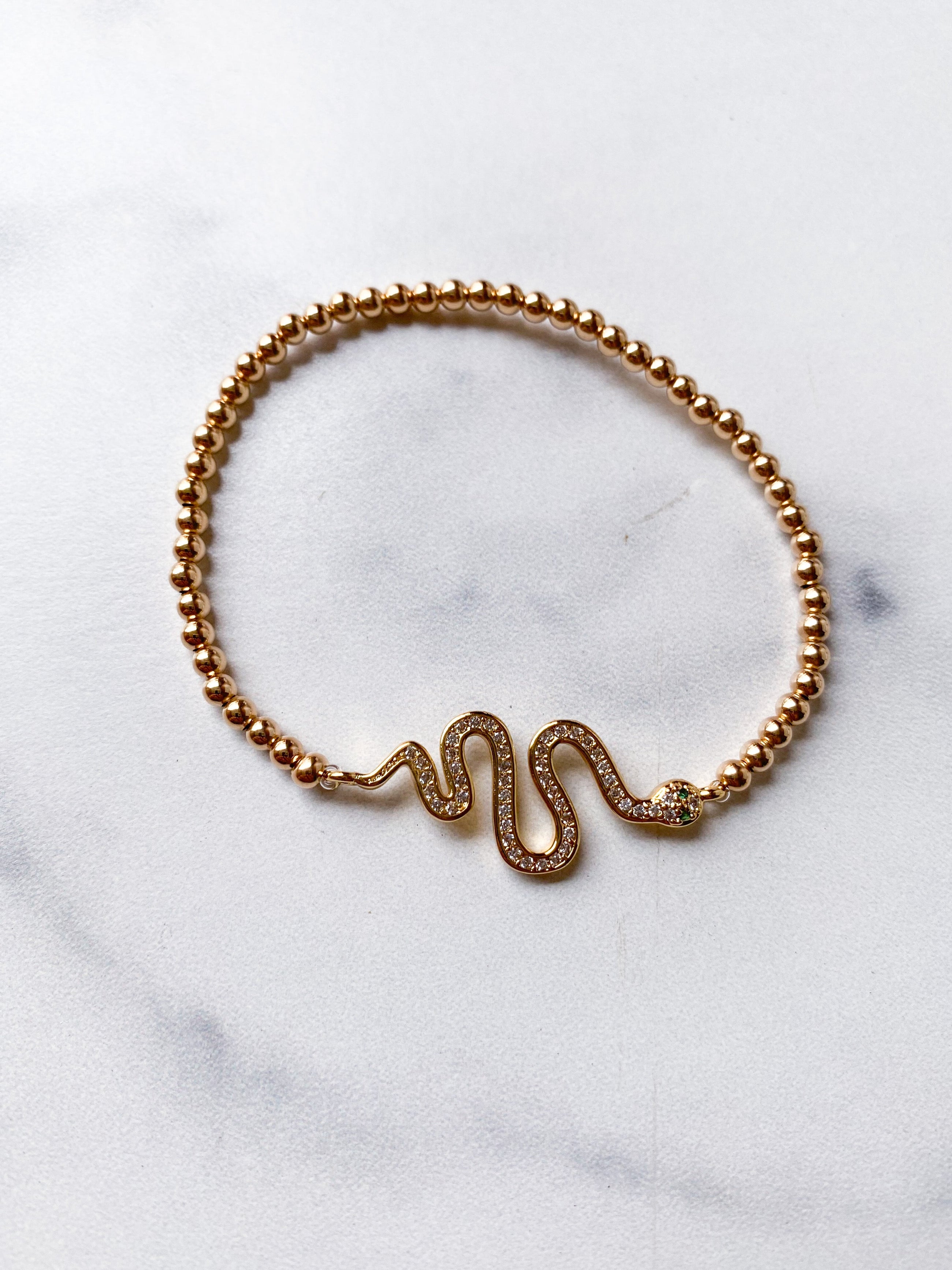 Crystal Snake Bracelet