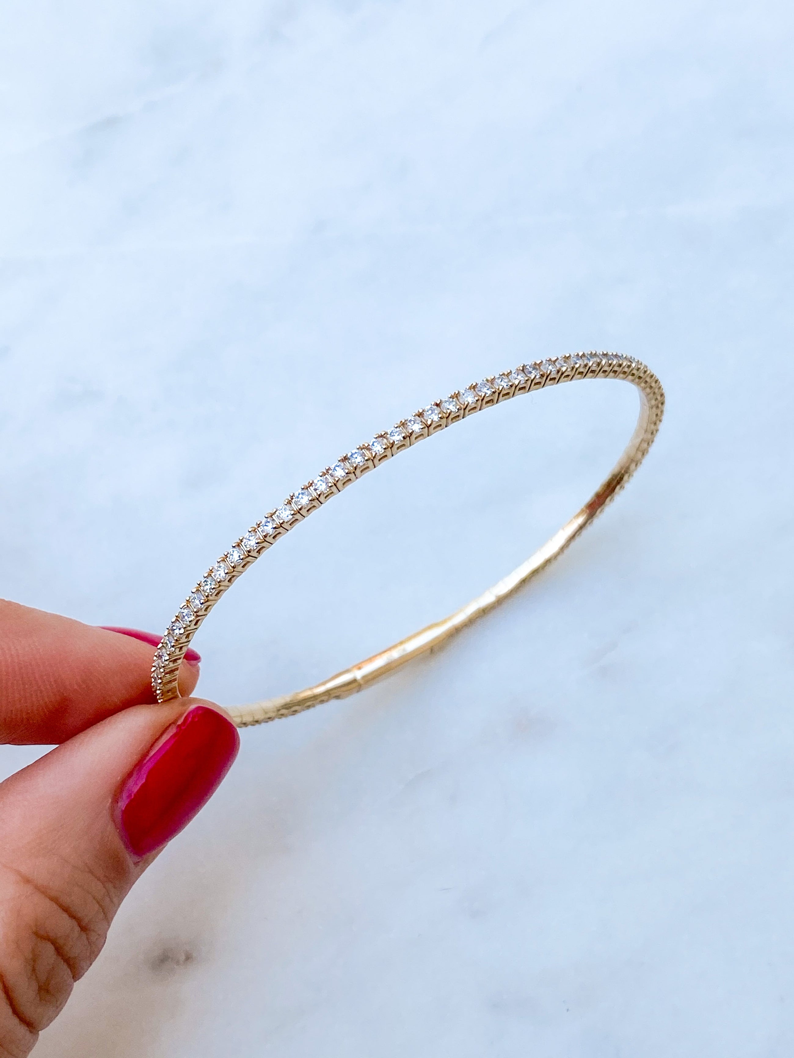 Diamond Flex Bangle