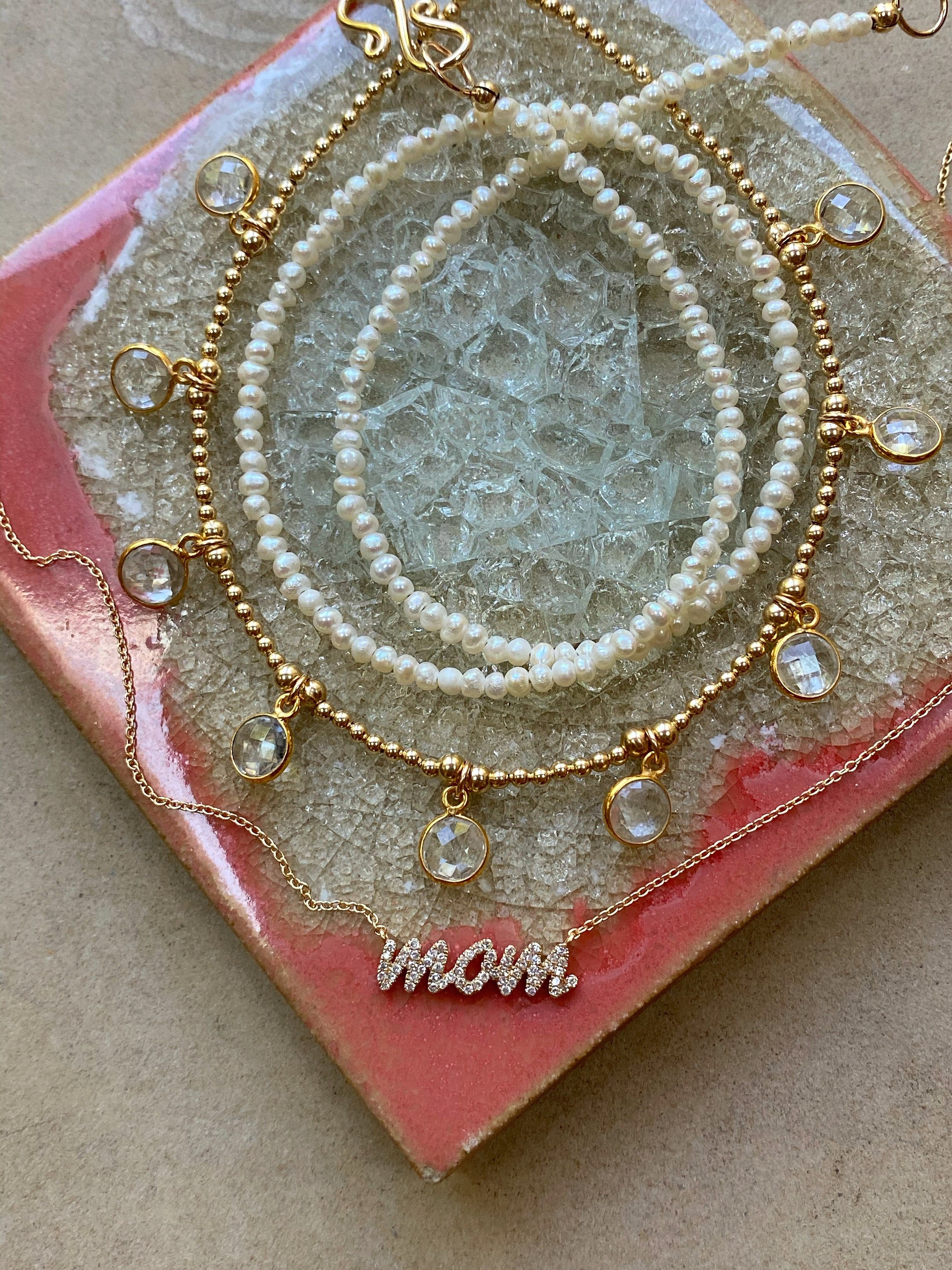 Diamond MOM Necklace