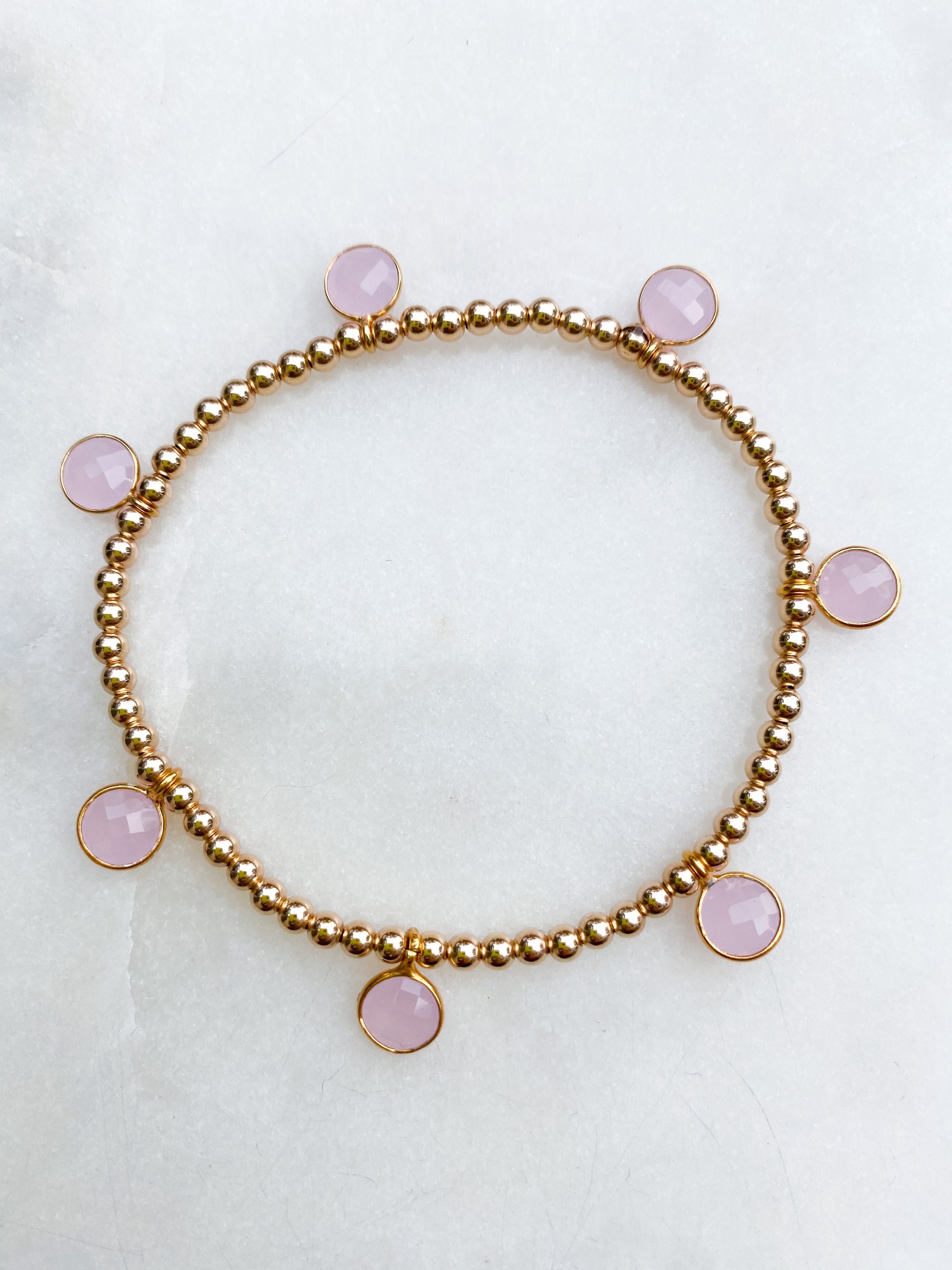 Pink Drop Bracelet