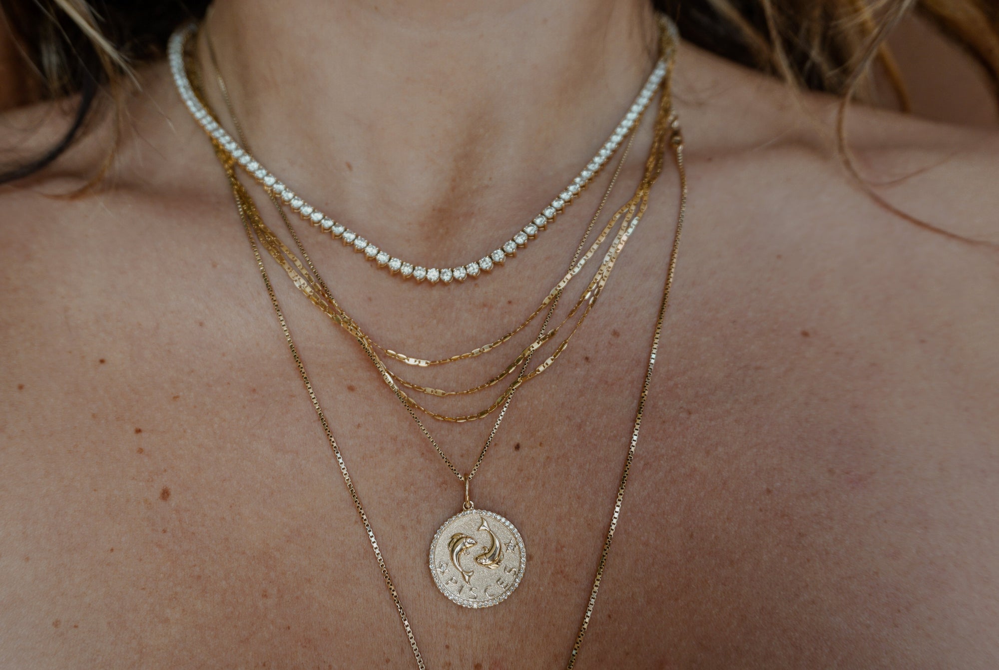 Diamond Zodiac Pendant