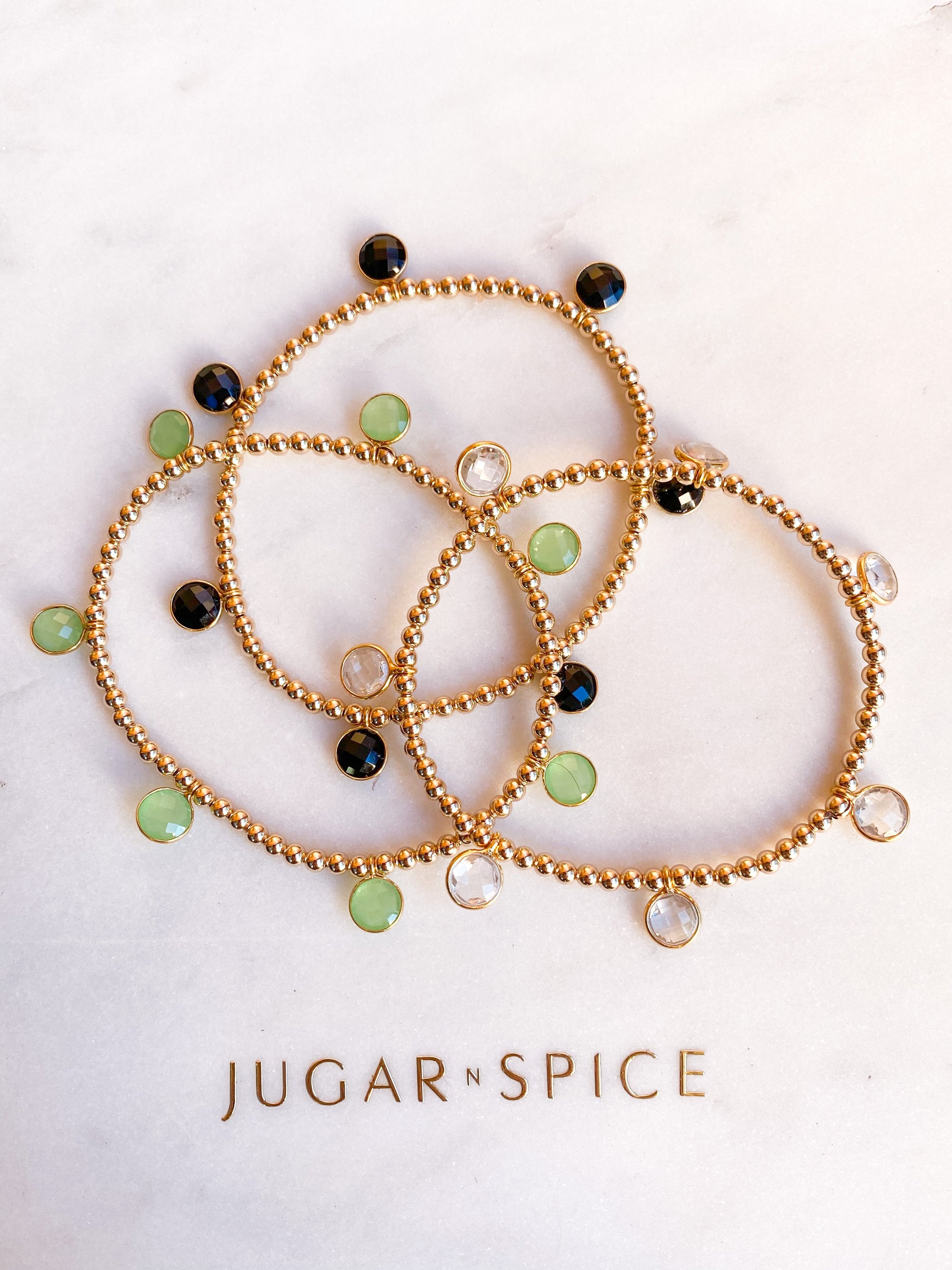 Clear Quartz Drop Bracelet