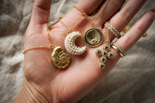 Emerald Cross Necklace