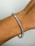 The Asscher Cut Tennis Bracelet