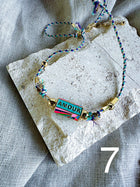 Enamel Barrel Necklace