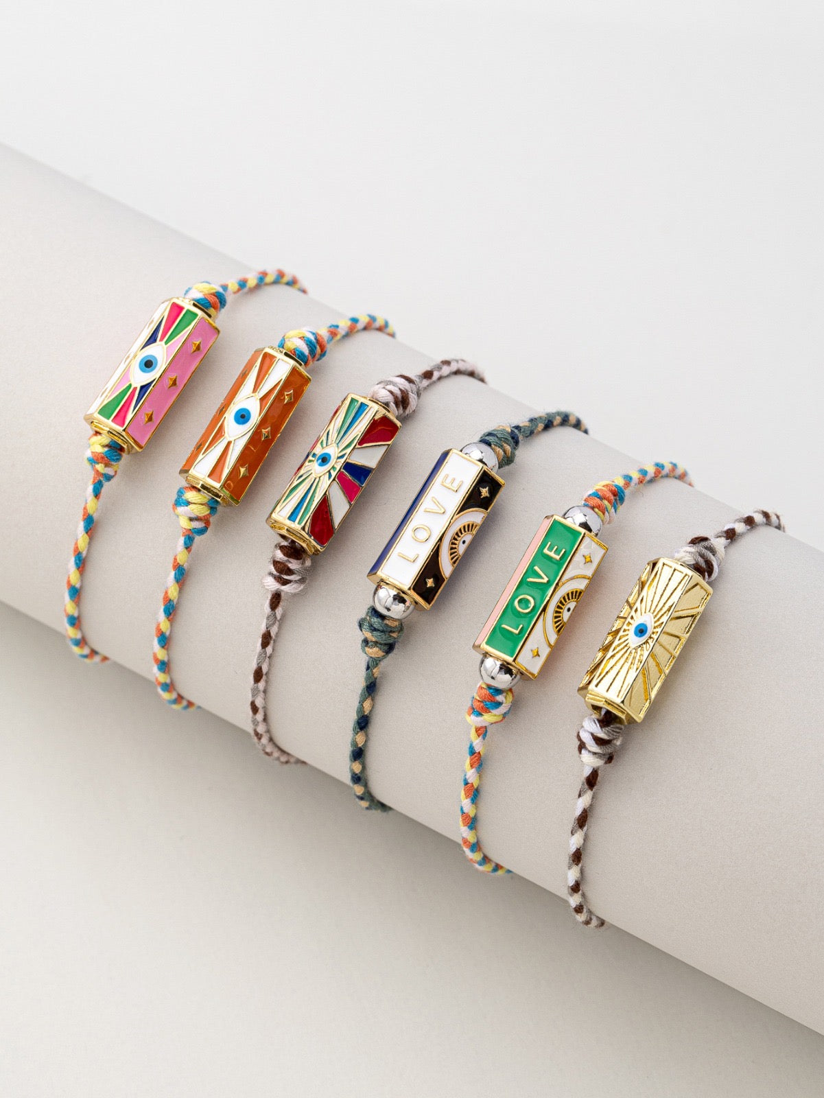Enamel Barrel Bracelet