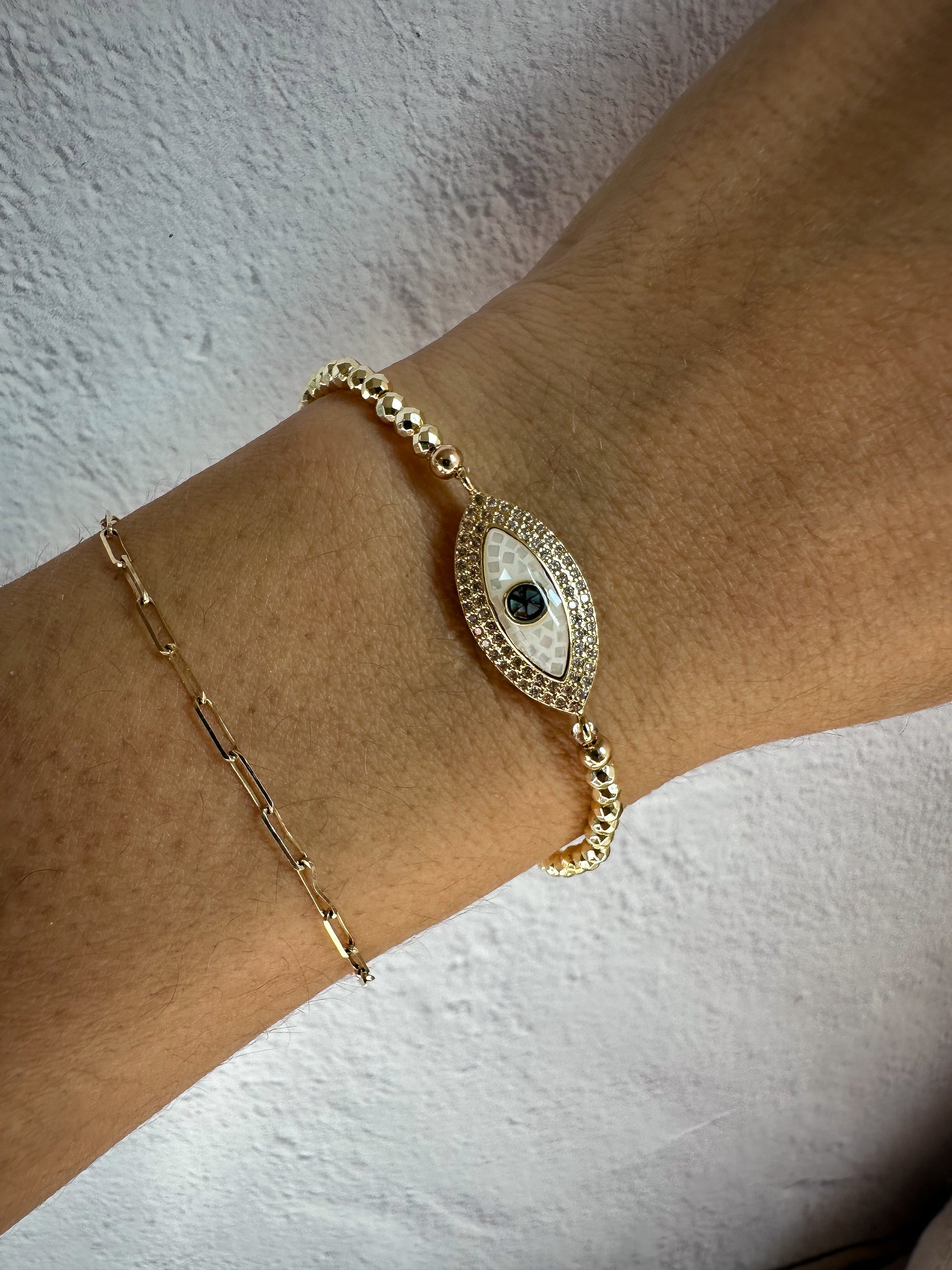 Golden Eye Bracelet