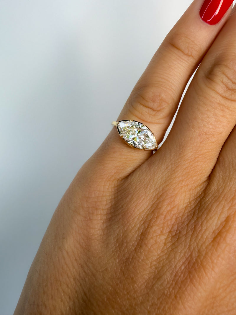 The Ride-or-Die Marquise Pinky Ring