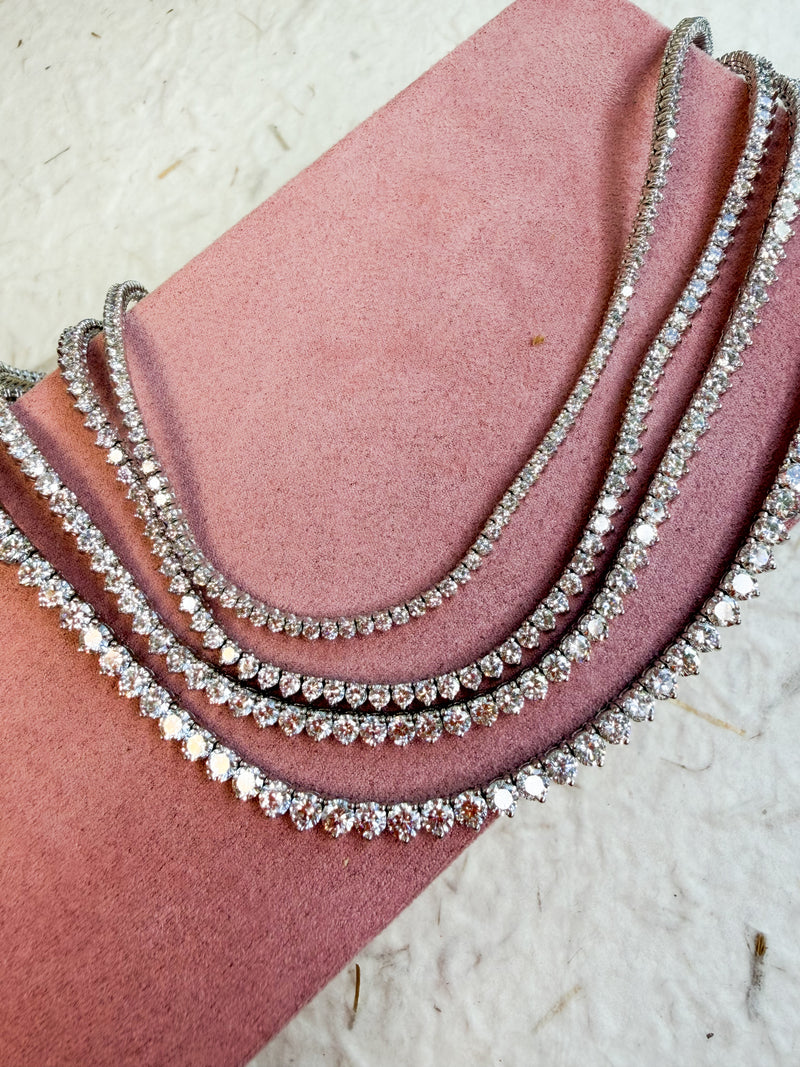 Martini Glow Tennis Necklace