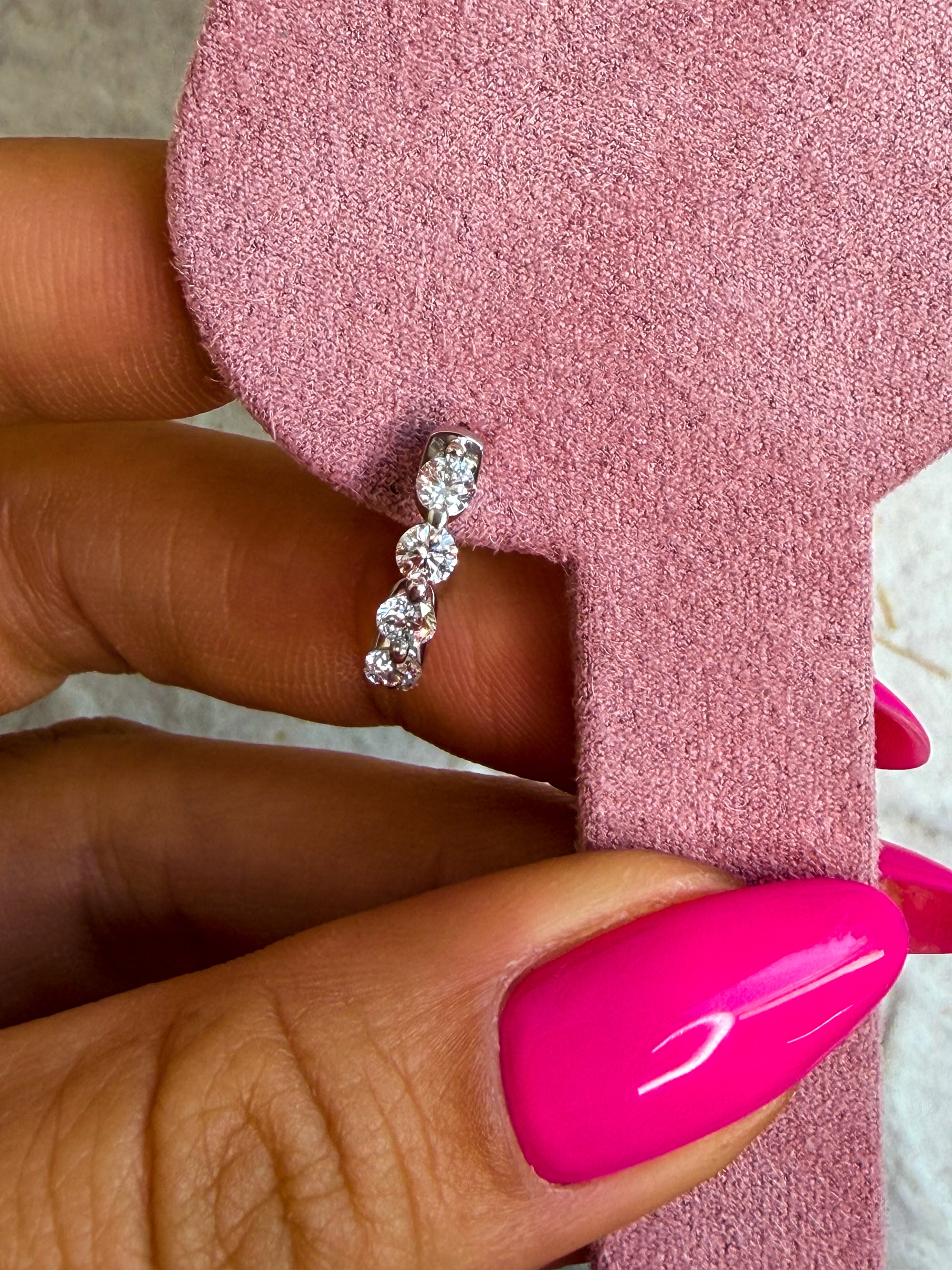 The Iconic Diamond Huggie
