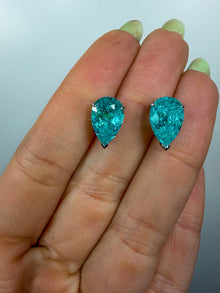 Crushed Ice Pear Studs