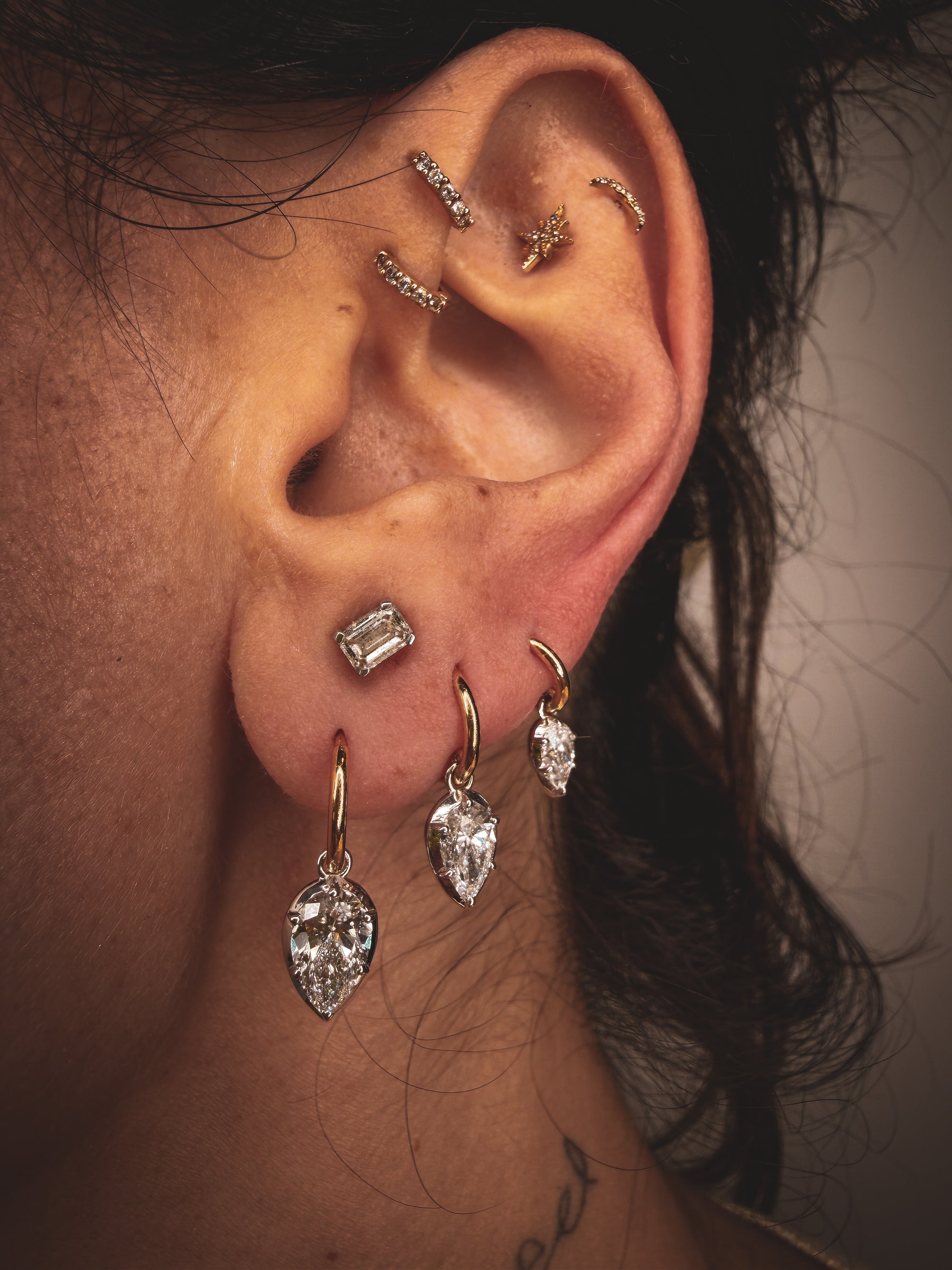 The Seraphine Pear Ear Crawlers