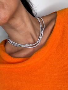 Martini Glow Tennis Necklace