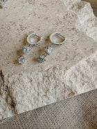 Short Crystal Drop Earrings